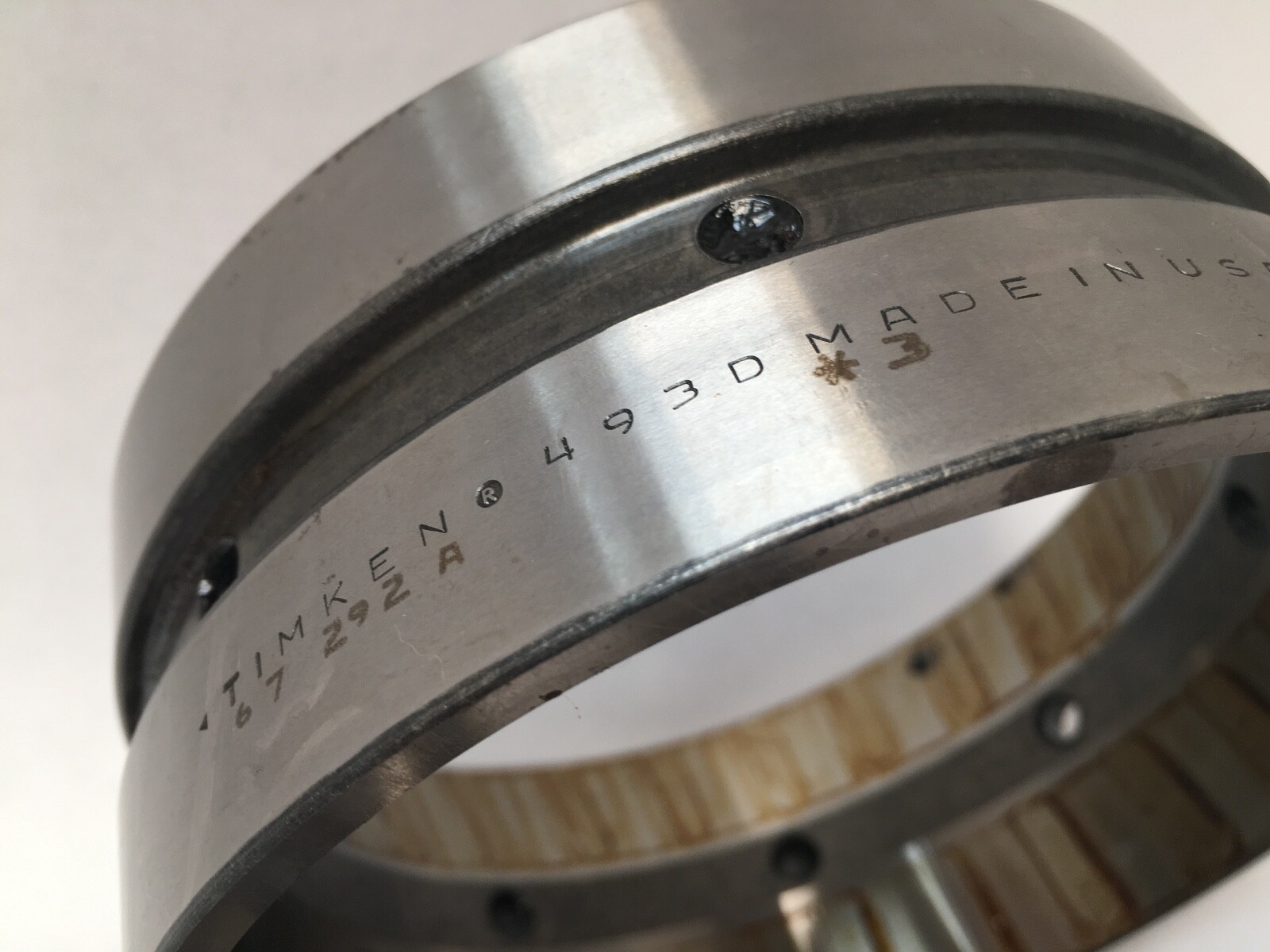 Timken 497-3/493D-3/X3S-497 Double Taper Bearing Cone&Cup 3-3/8″ ID 5-3/8″OD USA