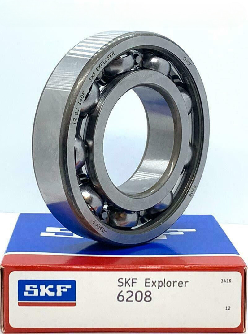 NEW SKF 6208 C3 DEEP GROOVE BALL BEARING, 40x80x18 mm