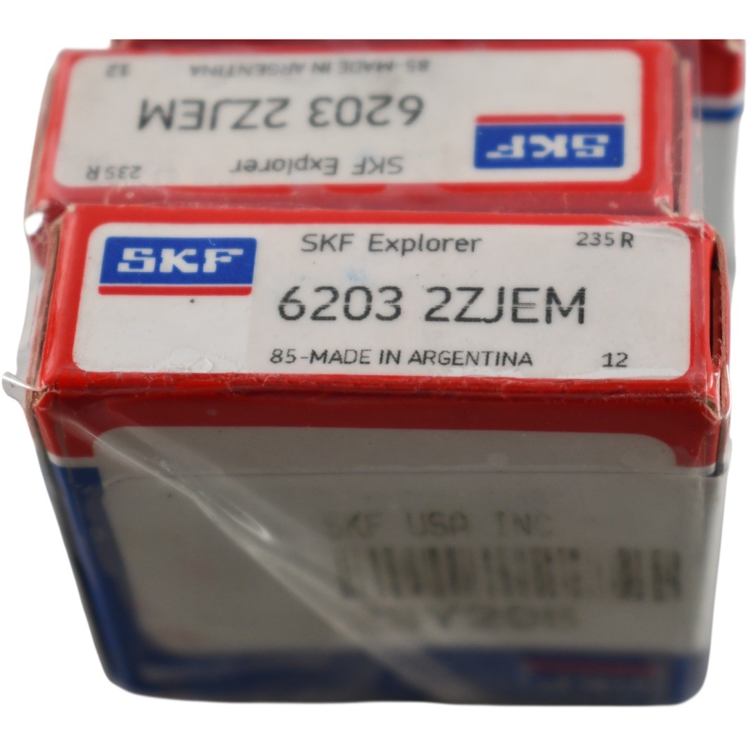 Lot of 3 NEW SKF 6203 2ZJEM Deep Groove Ball Bearing 17mm Bore C3 Shielded