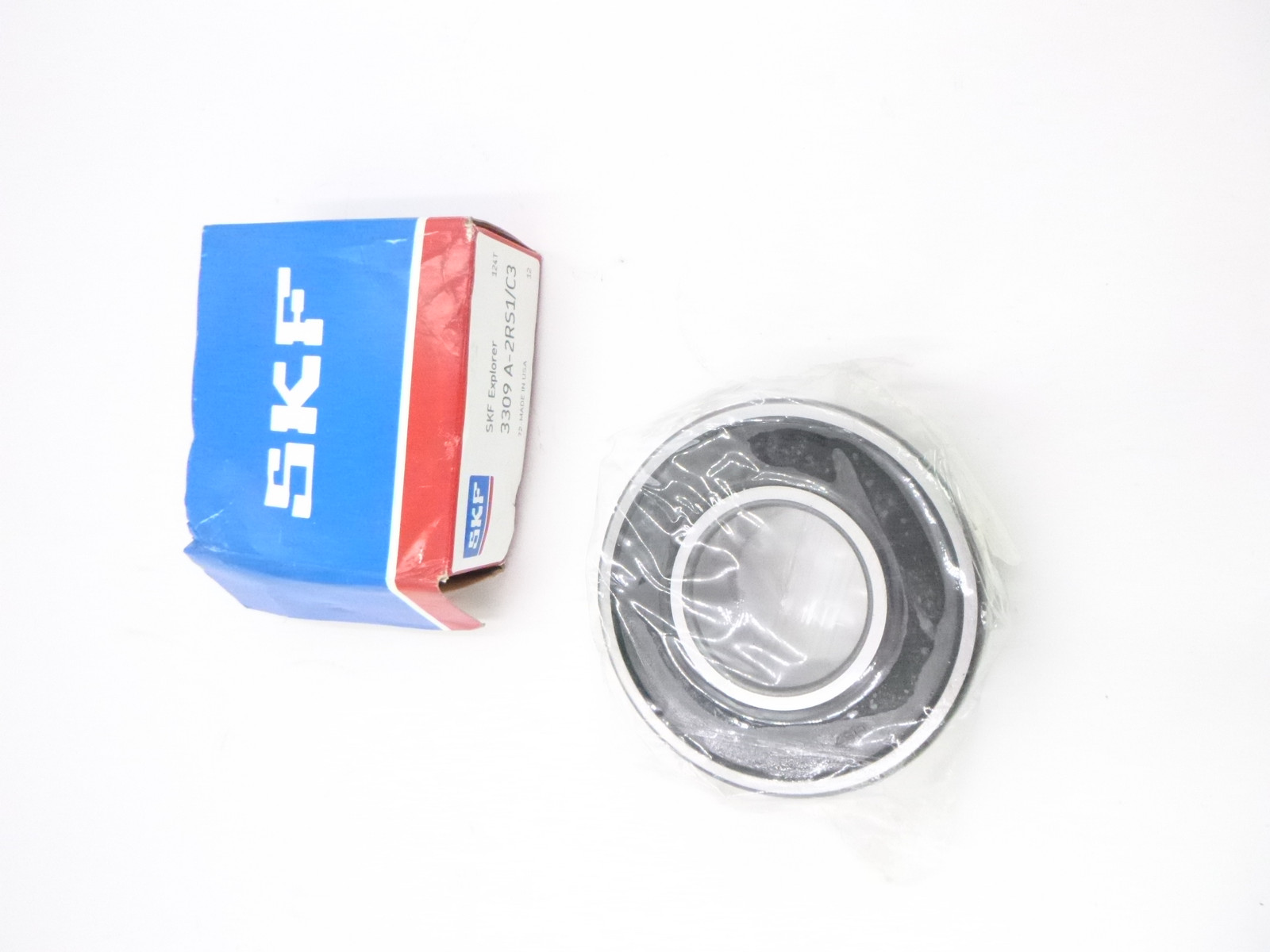 OEM SKF Explorer Bearings 3309 A-2RS1/C3 Angular Contact Double Ball Bearing
