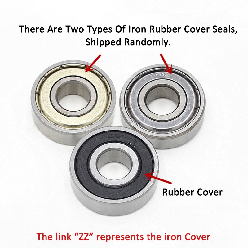 Miniature Ball Bearings Single Row Deep Groove Bearings ID 2mm-45mm, OD 5mm-75mm