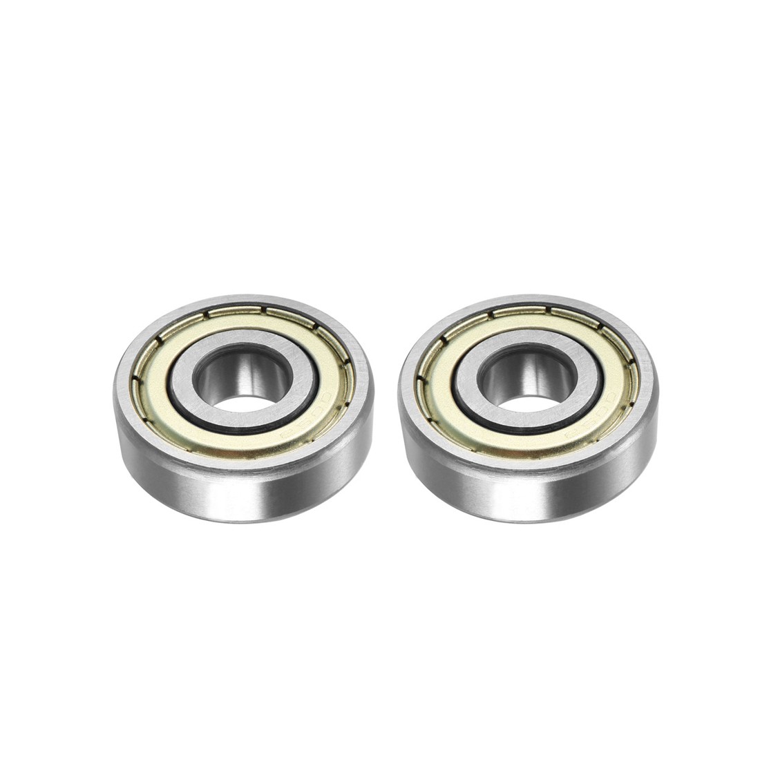10mm x 30mm x 9mm Deep Groove Ball Bearing 6200ZZ Double Sealed 2 Pcs