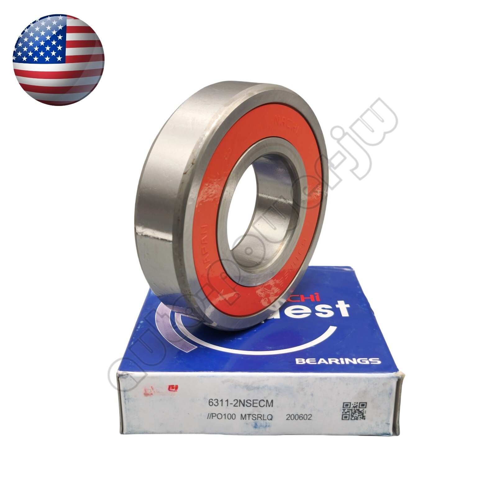 For NACHI 6311 2NSE C3 DEEP GROOVE BALL BEARING, RUBBER SEALED 55x120x29mm