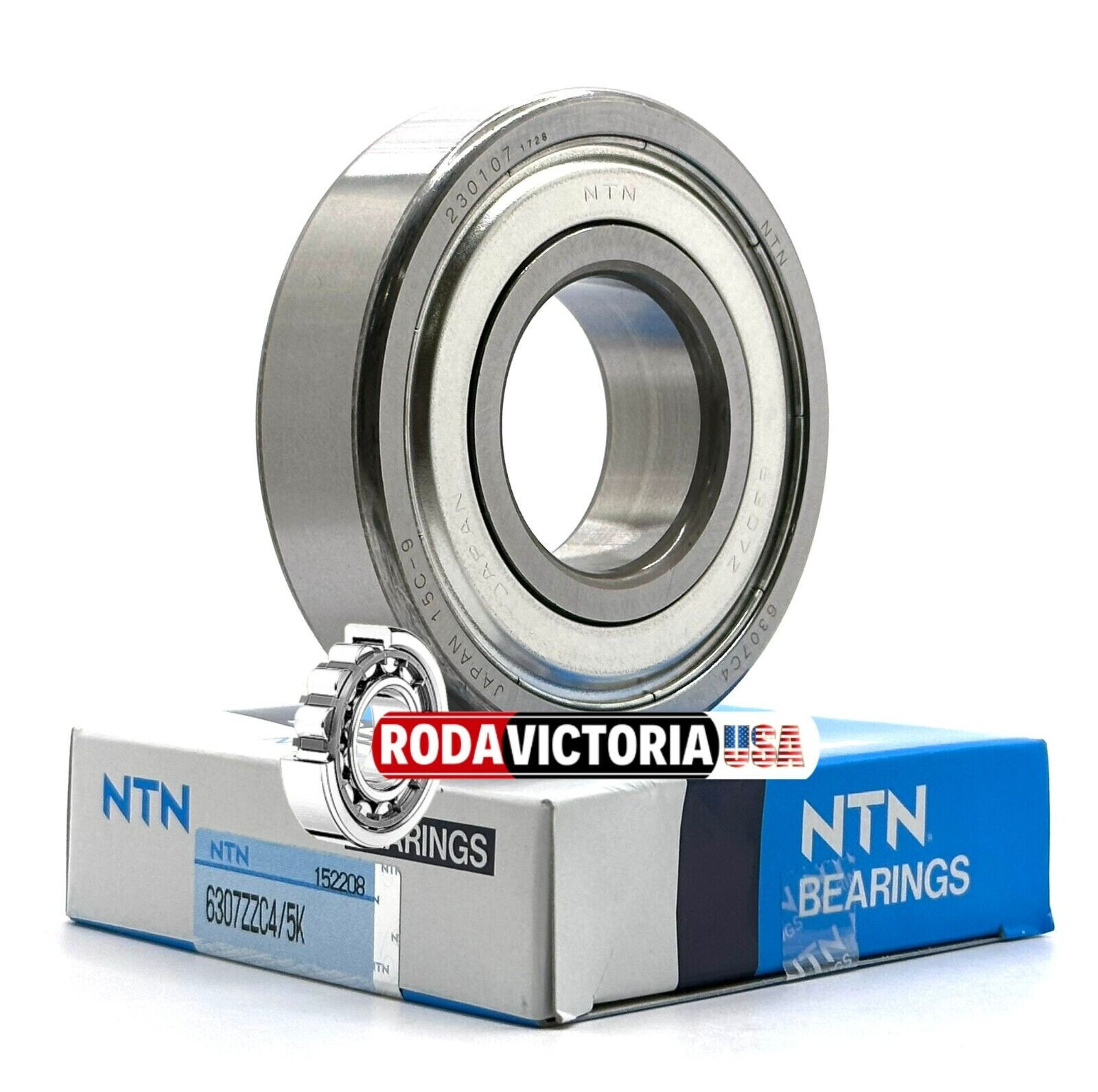 NTN JAPAN 6307 ZZ C4 DEEP GROOVE BALL BEARING, METAL SHIELDED 35x80x21mm