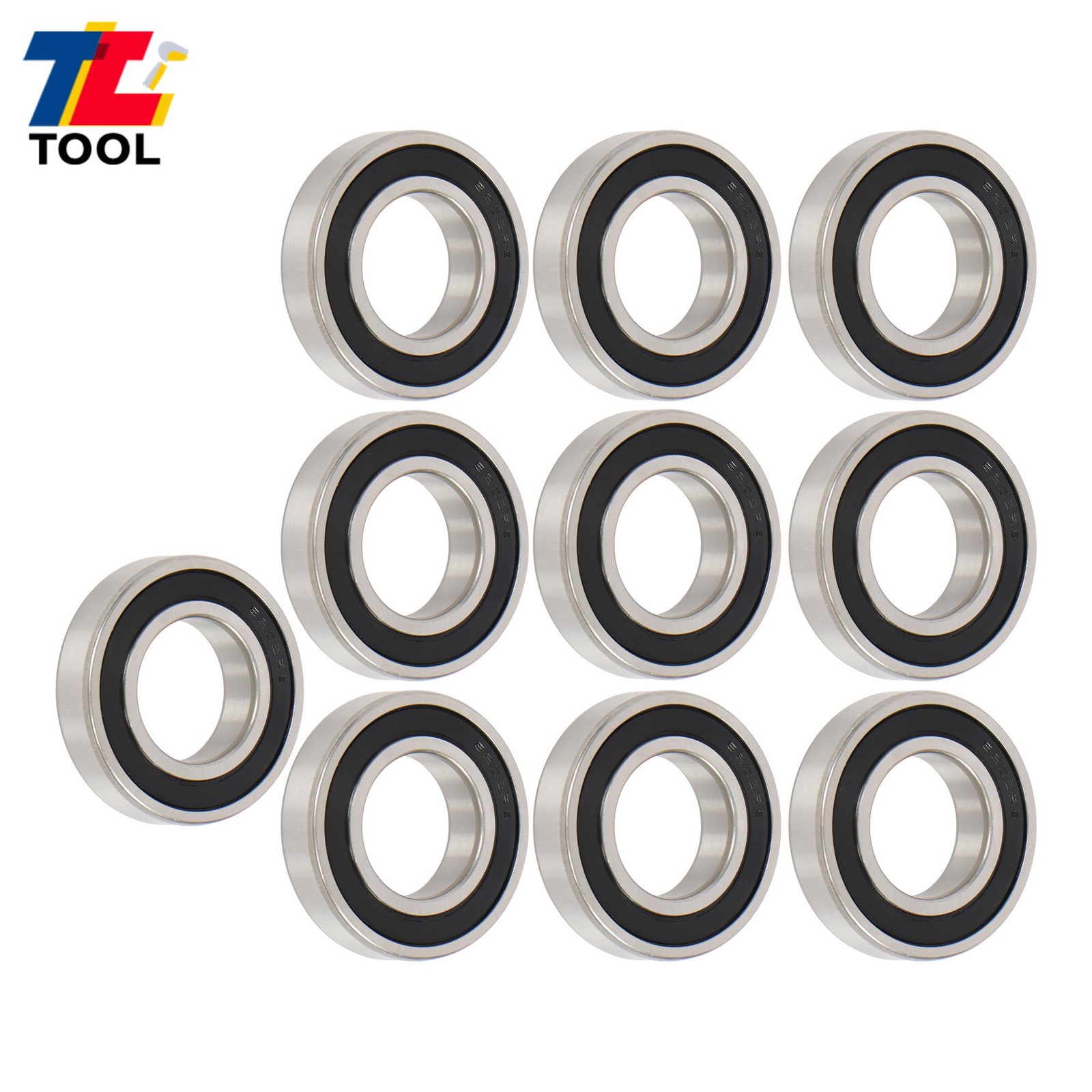 10 Pack 6209-2RS 45x85x19mm Bearings Double Rubber Sealed