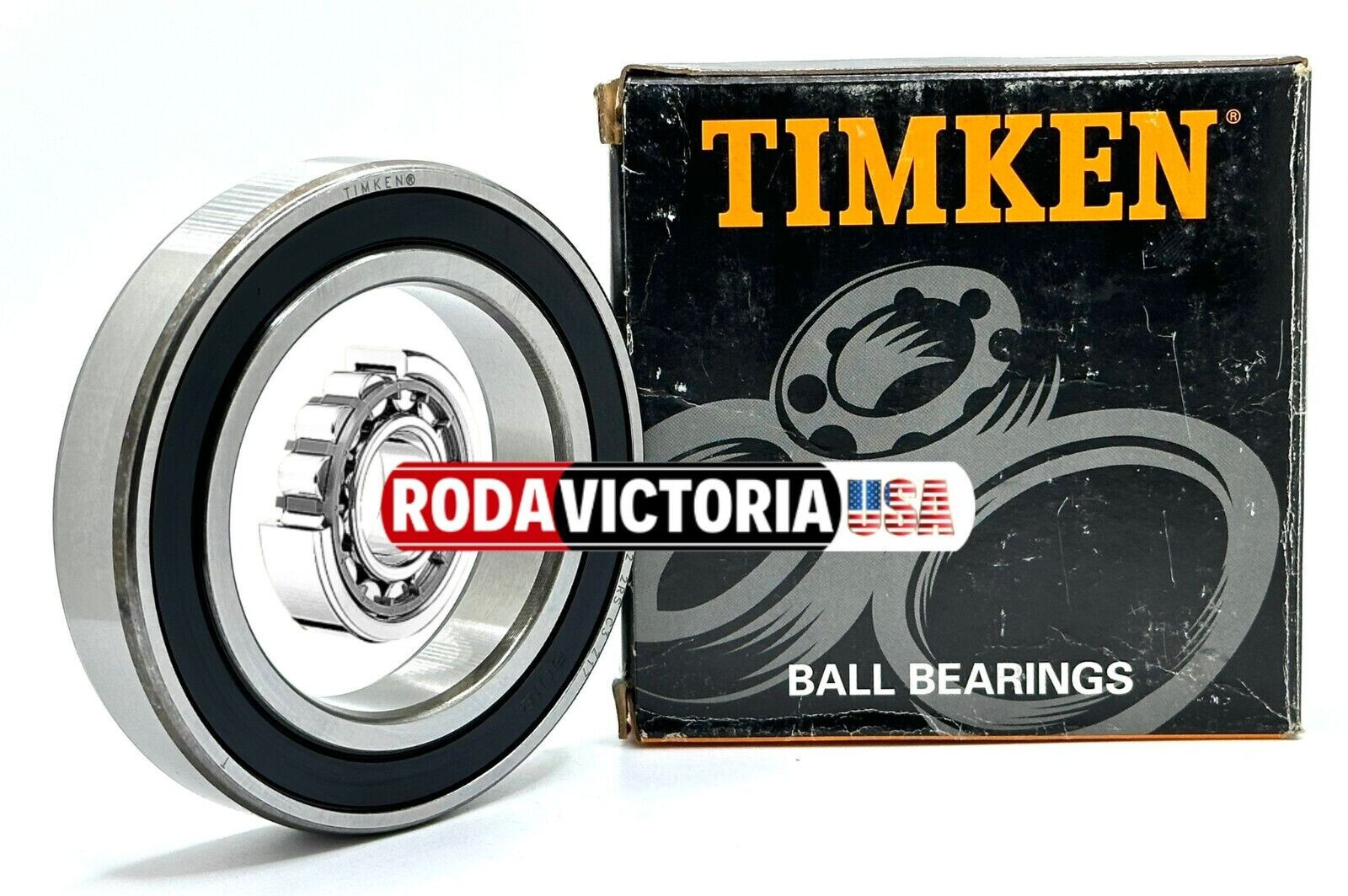 TIMKEN 6012 2RS C3 DEEP GROOVE BALL BEARING, RUBBER SEALED 60x95x18mm