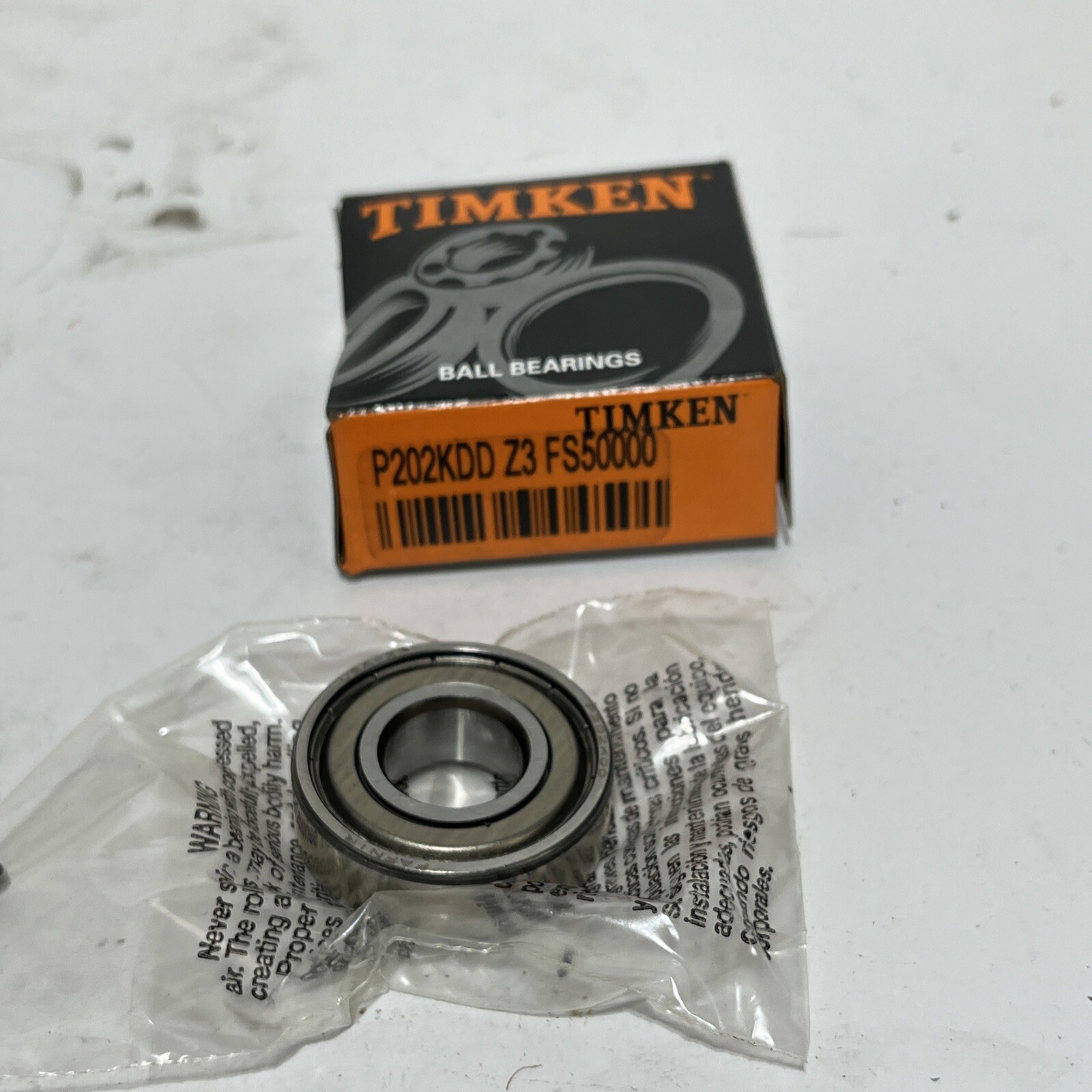 Timken 202Kdd Radial Bearing,Double Shield,15Mm Bore
