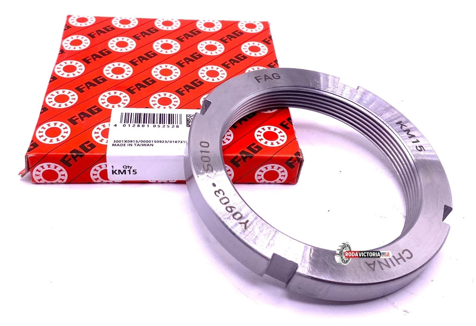 FAG KM15 Nuts Standard Bearing Steel KM 15 75x98x13 mm