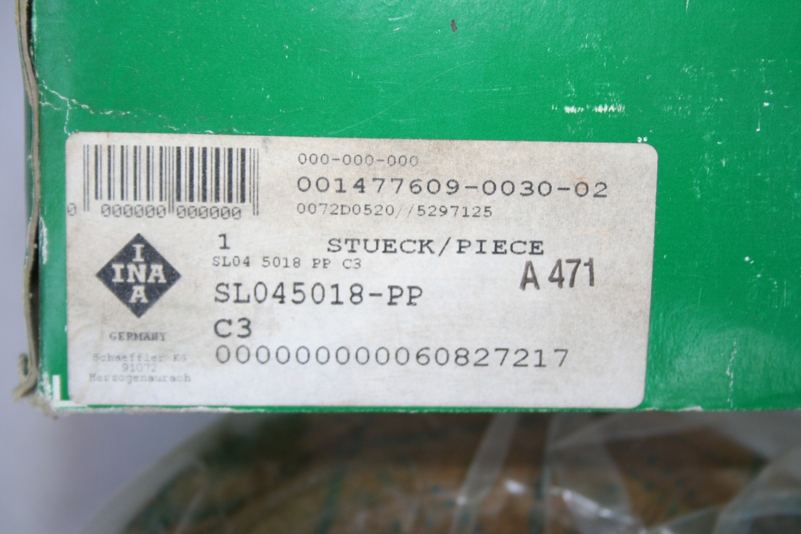 GENUINE INA SL045018-PP C3 Double Row Cylindrical Roller Bearing SL04 5018 * NEW