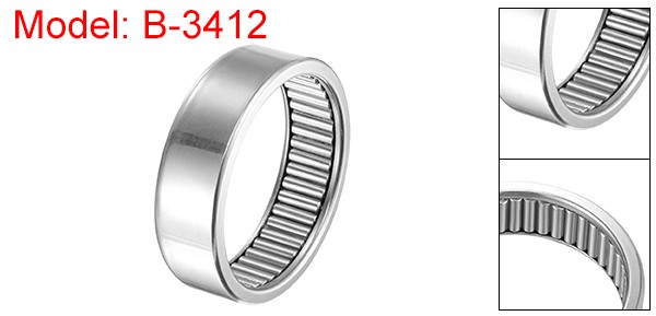 B3412 Needle Roller Bearings 2-1/8″x2-1/2″x3/4″ Open Full Complement Drawn Cup