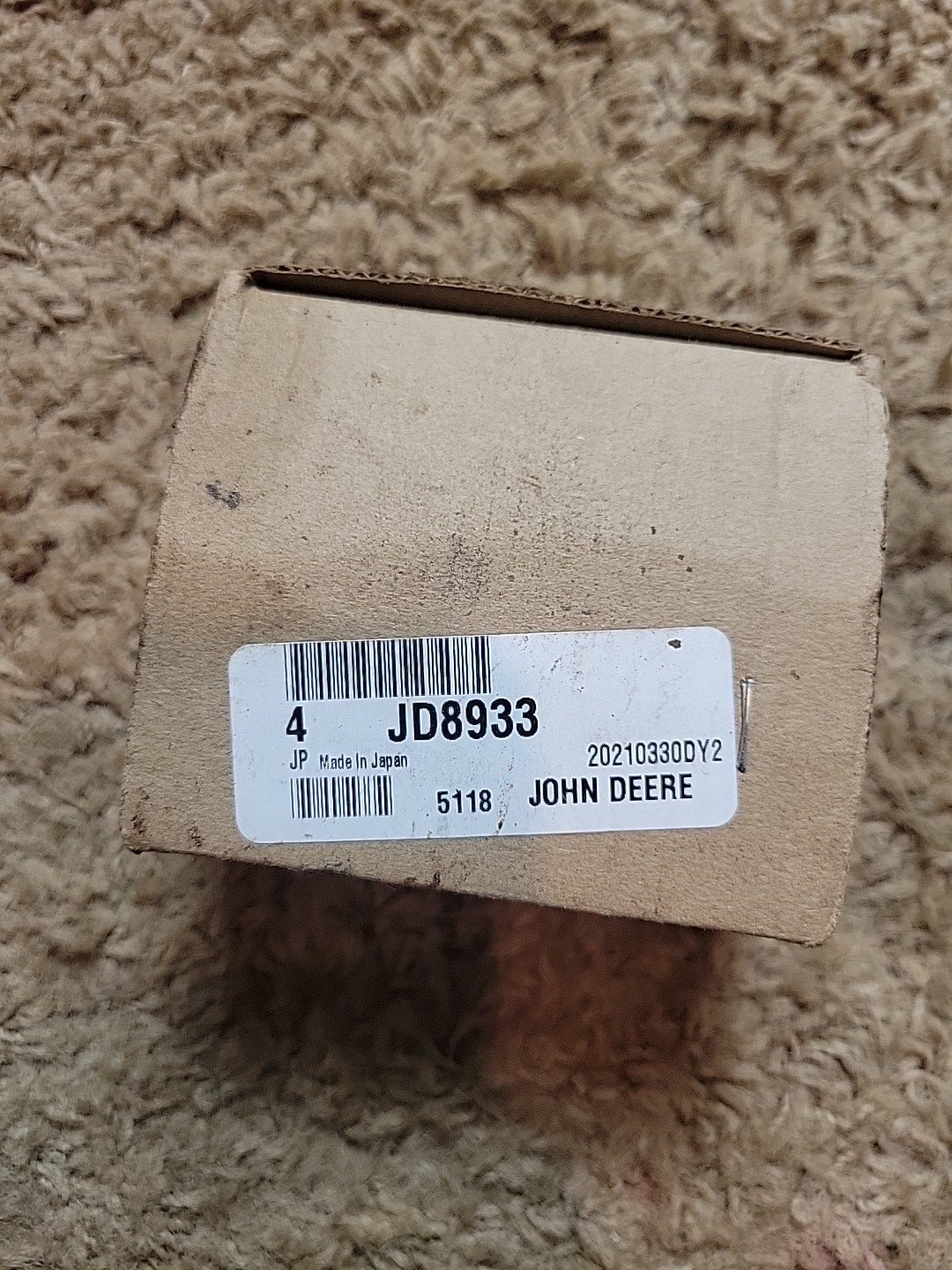 John Deere Taper Roller Set JD8253/JD8933 NOS OEM