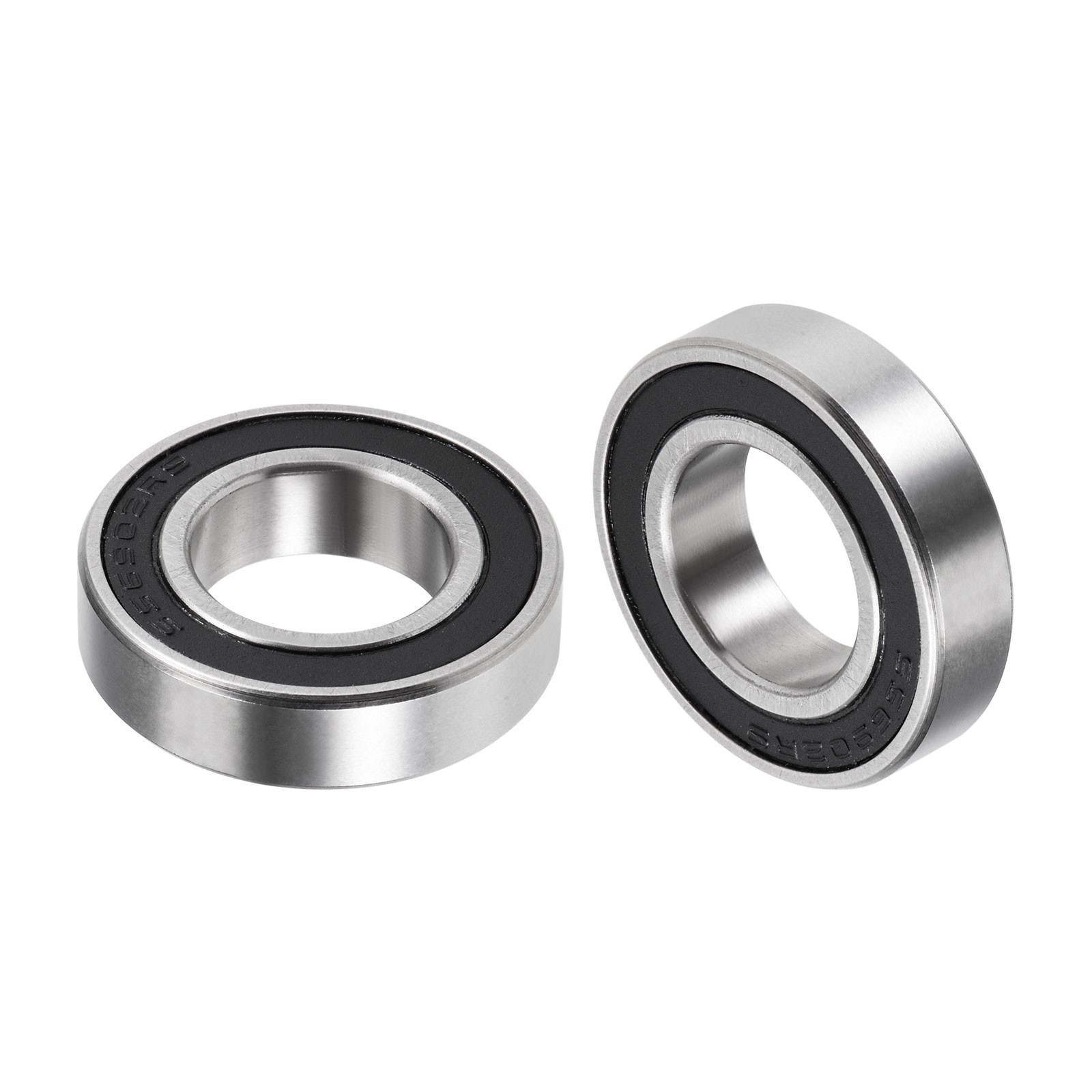 2pcs S6902-2RS Deep Groove Ball Bearing – [15x28x7mm] for Machinery