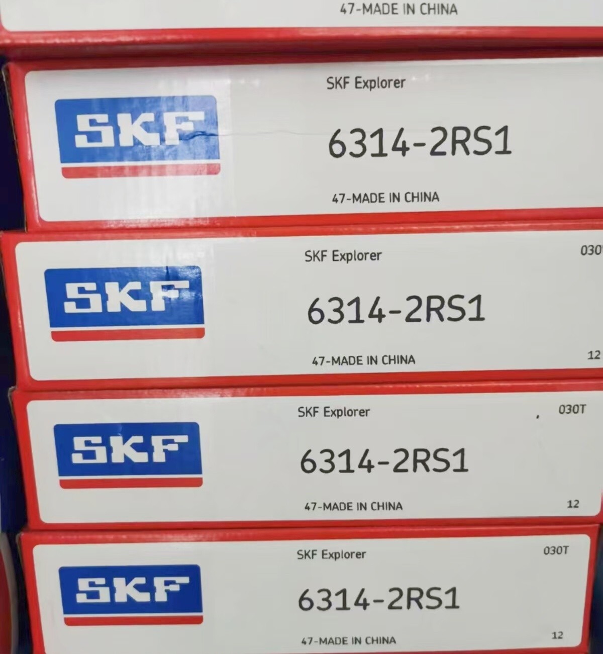 NEW SKF 6314-2RS1 deep groove ball bearing 1PCS #DW