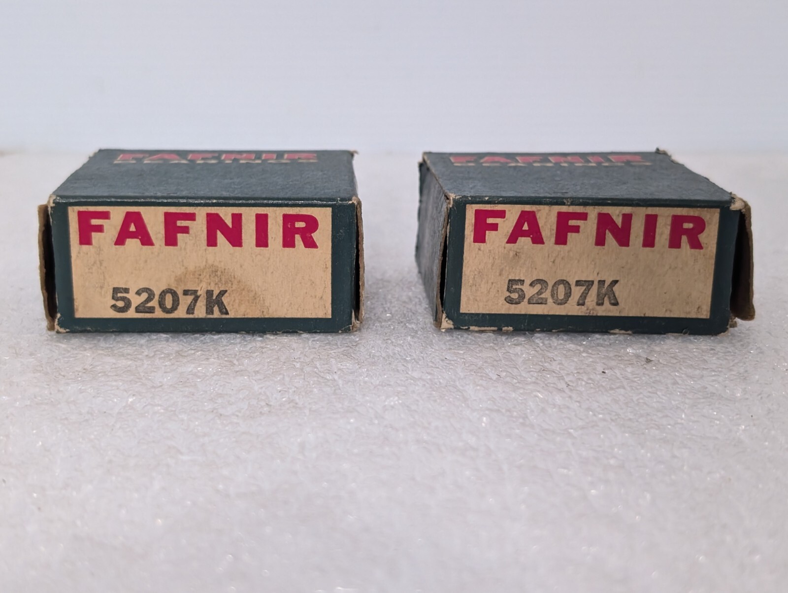 Fafnir 5207K Double Row Angular Contact Ball Bearing & Returns