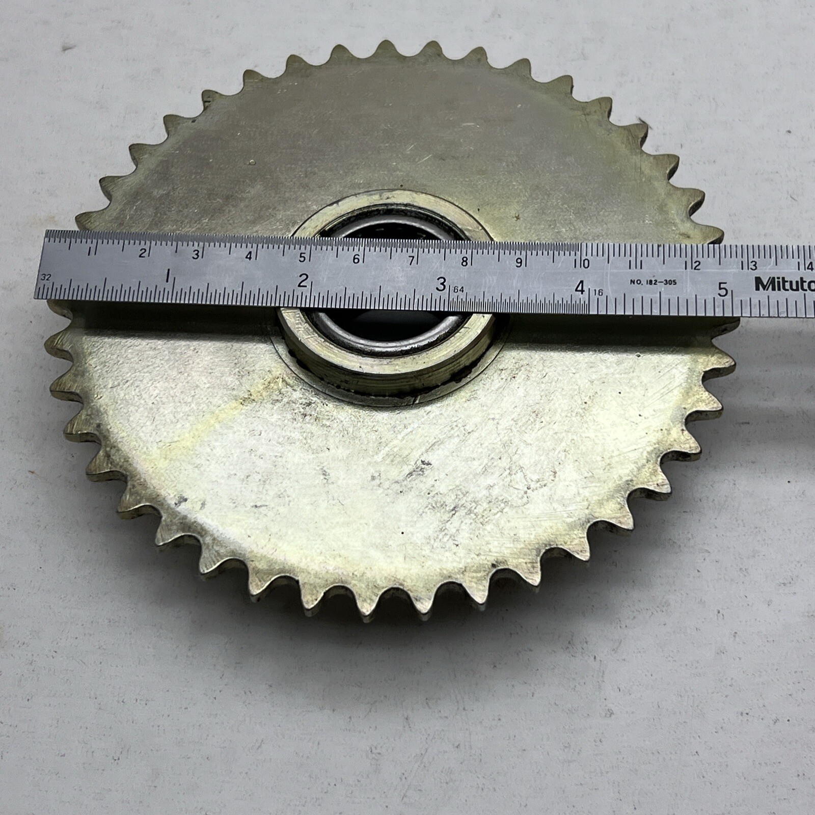 5″ Sprocket with 1″ Bore Needle Roller Bearing, RCB162117, Steel