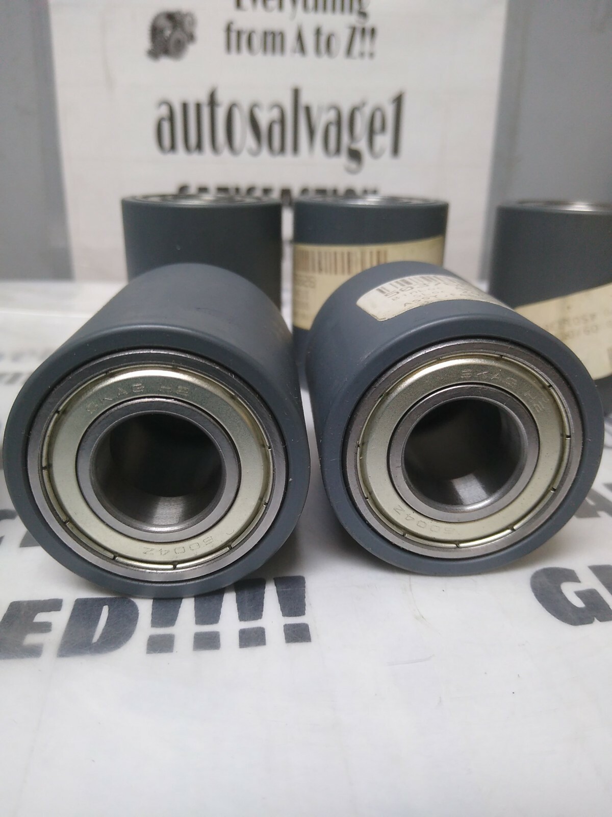 FAB ROLLER,90112603,20MM BORE 1-7/8 IN OD 2-3/8 IN LENGTH LOT OF 6 NOS