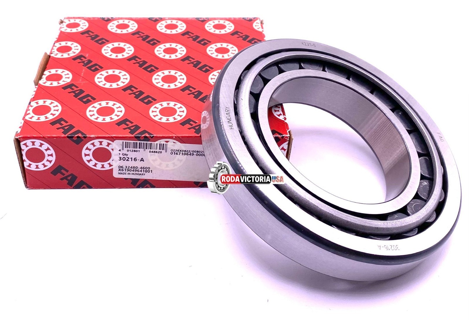 FAG 30216 Taper Roller Bearing Cup and Cone 80x140x28.250 mm