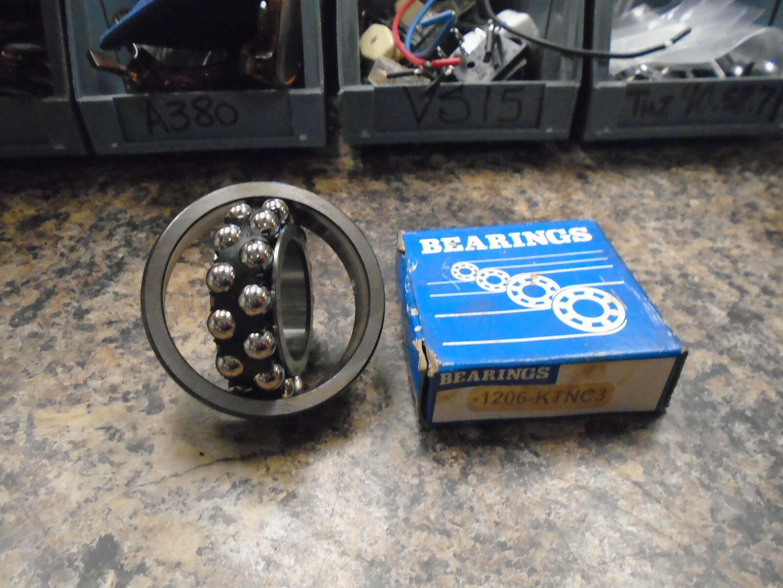NWG 1206-KTNC3 SELF ALIGNING DOUBLE ROW BALL BEARING MADE IN GERMANY A503