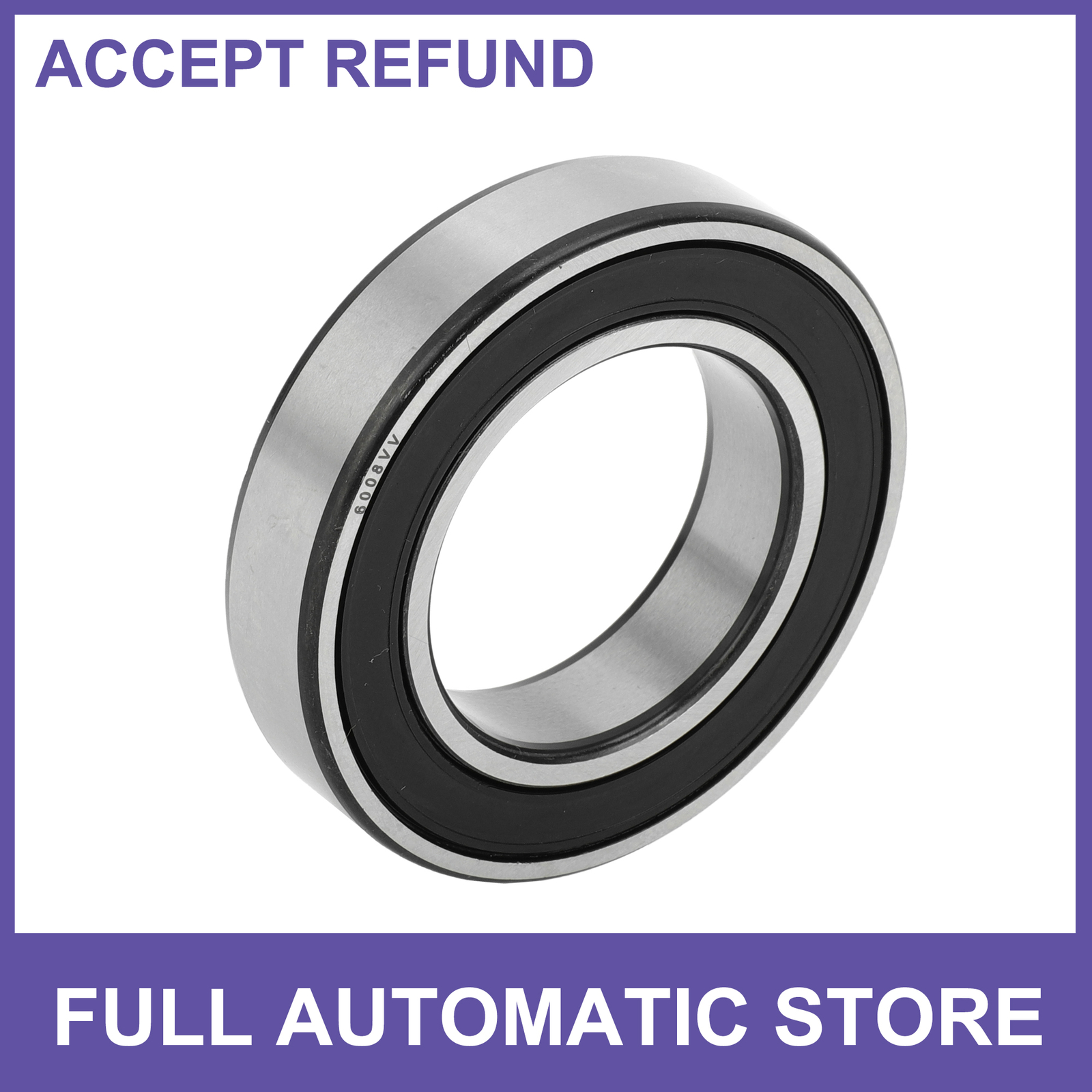 Single 6008VV Deep Groove Ball Bearings Scooter Skateboard Wheel Universal