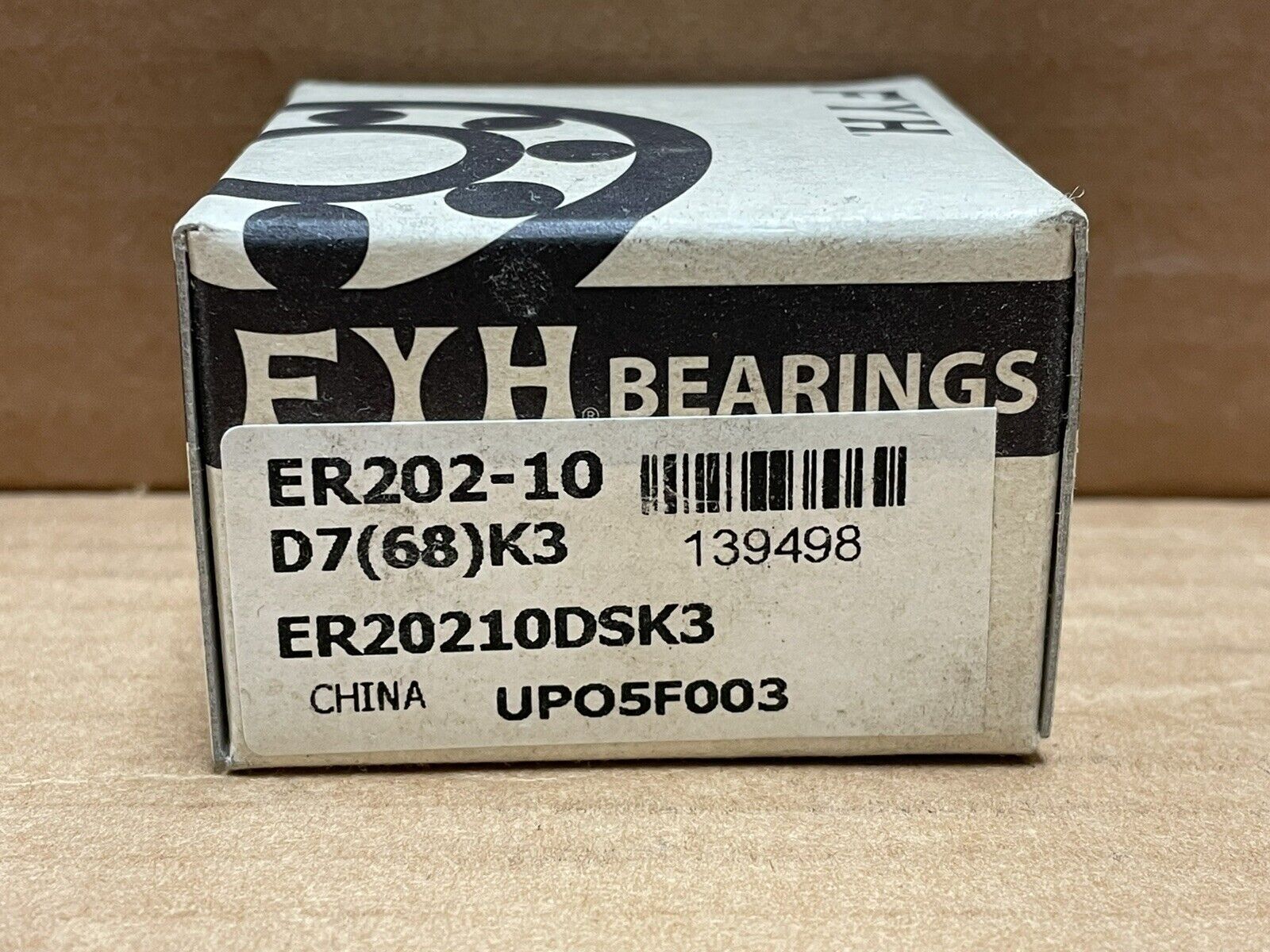 FYH ER202-10DSK3 Free Spin Insert Bearing Setscrew Locking Free Spin 5/8″ Bore