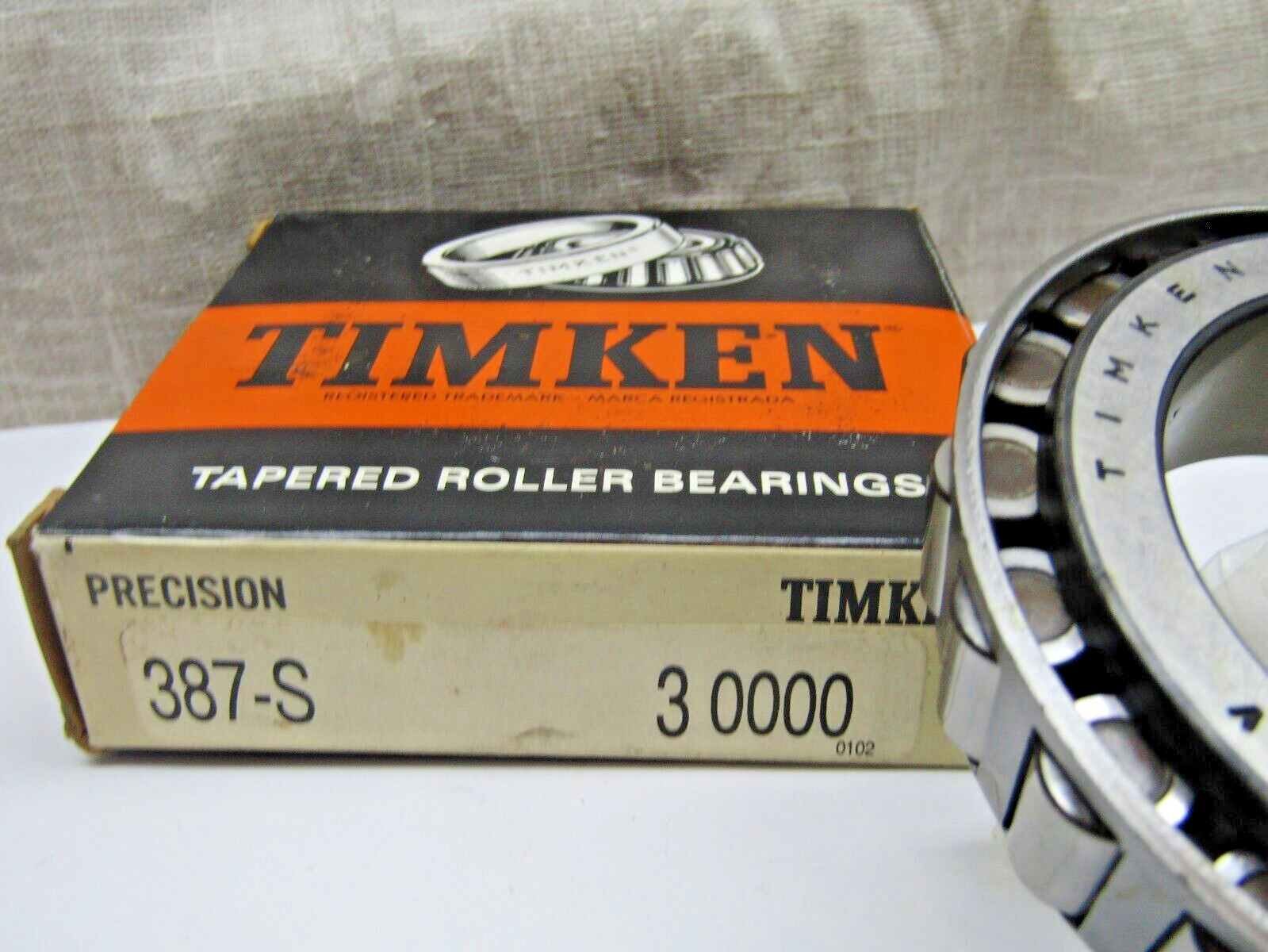 Timken 387-S -30000 *3 Class 3 Precision Tapered Roller Bearing Cone Made in USA