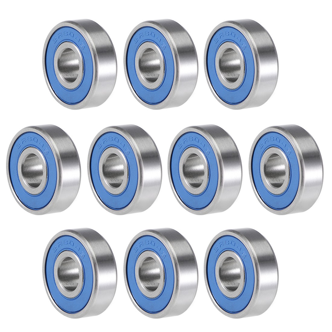 10Pcs S608-2RS Steel Bearings For INDUSTRY MOTOR 8x22x7mm Two-Sealed
