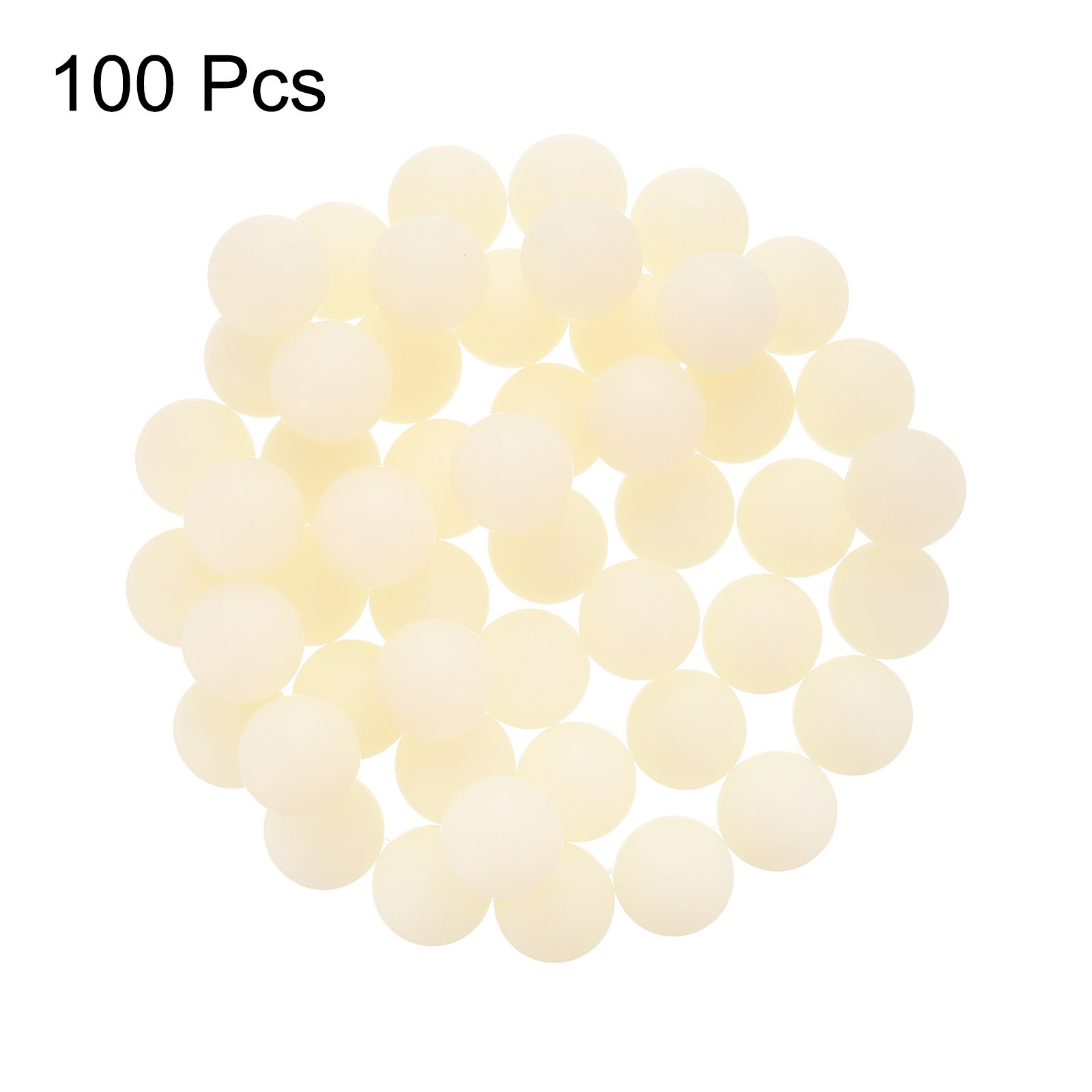 100pcs Nylon Bearing Balls 1/2″ 12.7mm Solid Plastic Balls New