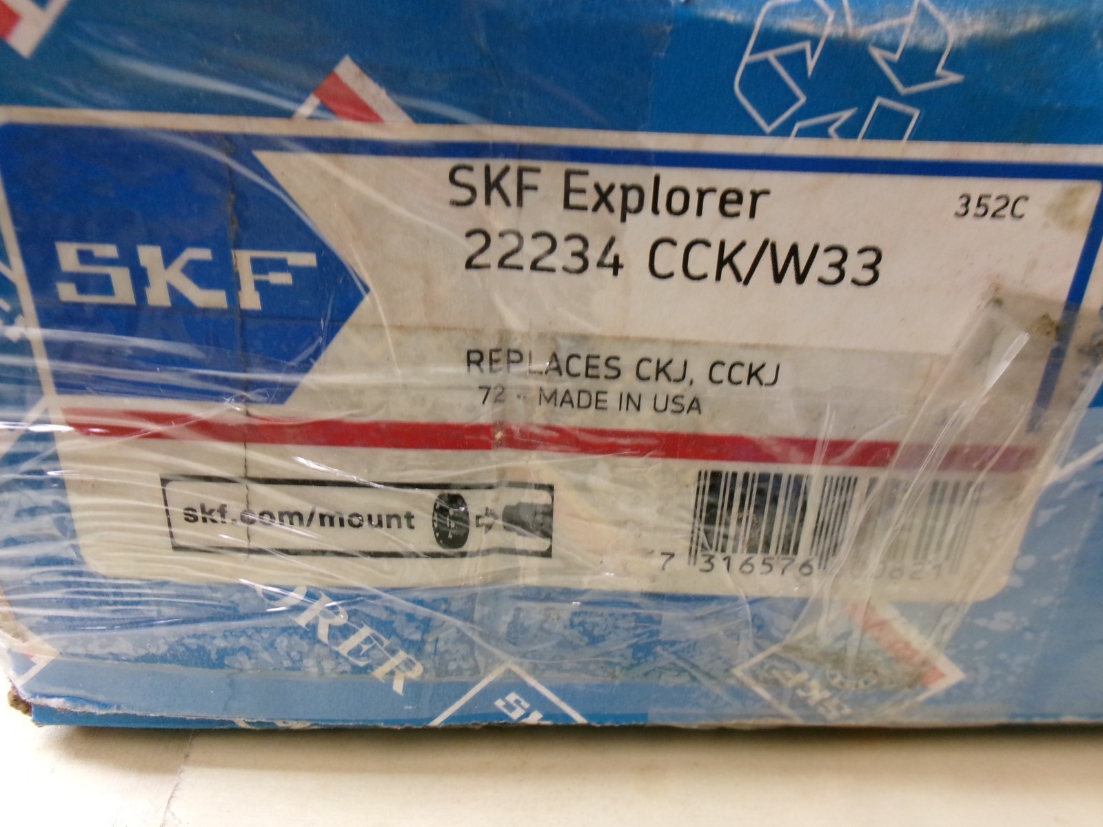 SKF Explorer 22234CCK/W33 Spherical Roller Bearing