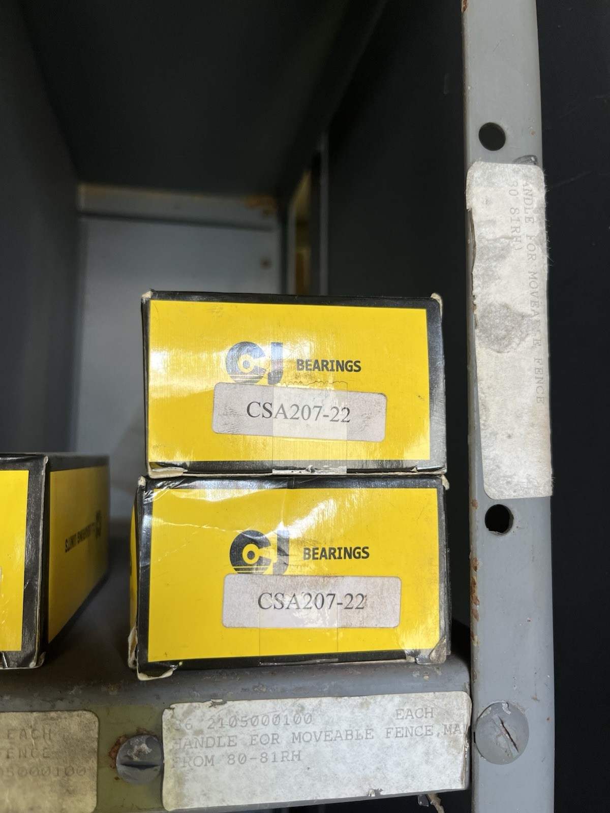 CJ Bearings CSA207-22 Ball Bearing 1-3/8in Bore 72mm OD Steel (2 Boxes)