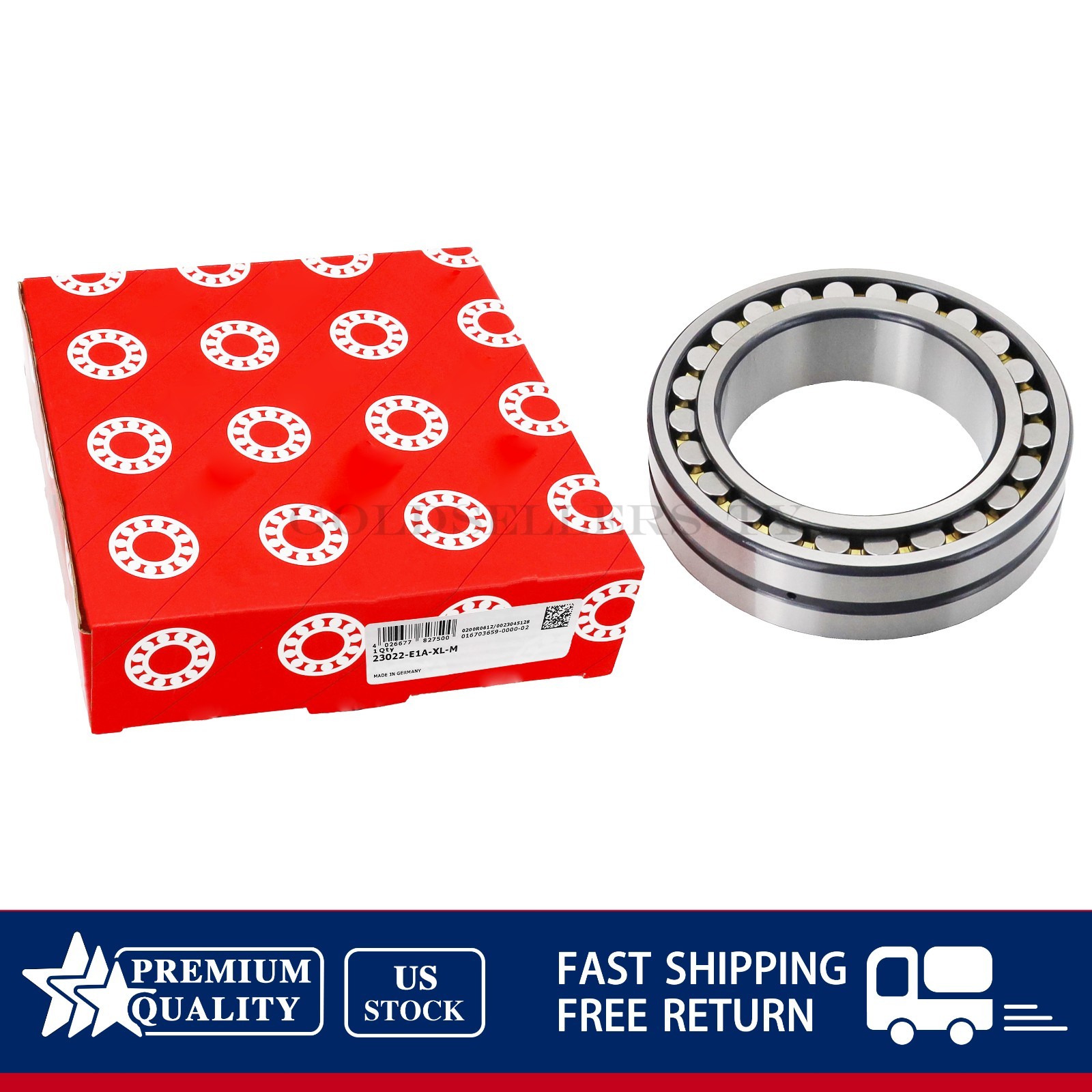 NEW For FAG 23022-E1A-XL-M Spherical Roller Bearing 110x170x45mm US