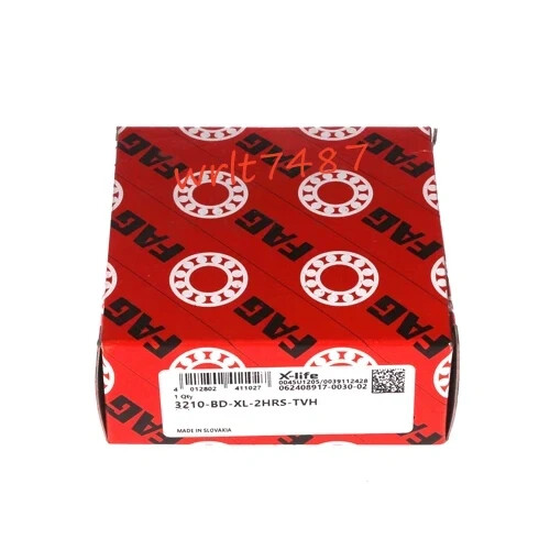 NEW FAG 3210-BD-XL-2HRS-TVH double row angular contact ball bearing 1PCS #DC