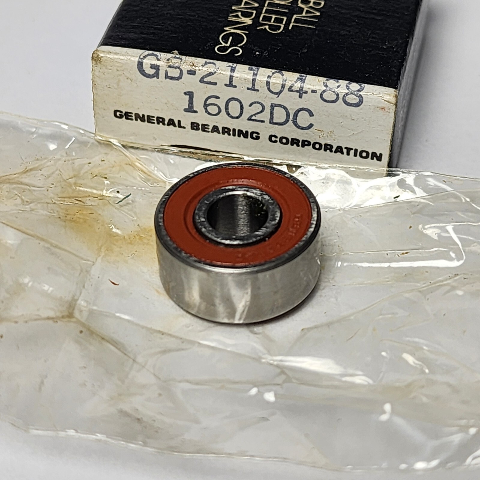 GENERAL Bearing GB-21104-88 1602DC 1/4″ x 11/16″ x 5/16″ 0.25″X0.6875″X0.25″