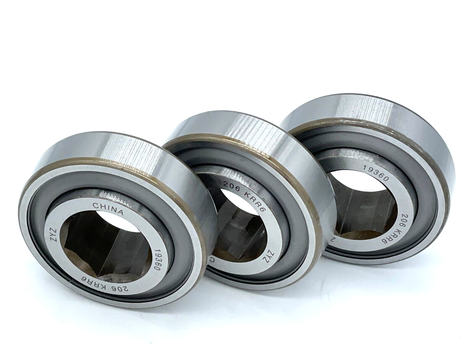 Premium 206KRR6 AG Bearing 1″ Hex Bore Fits JD9338 HPC100GP 1AH06-1 16KB206N