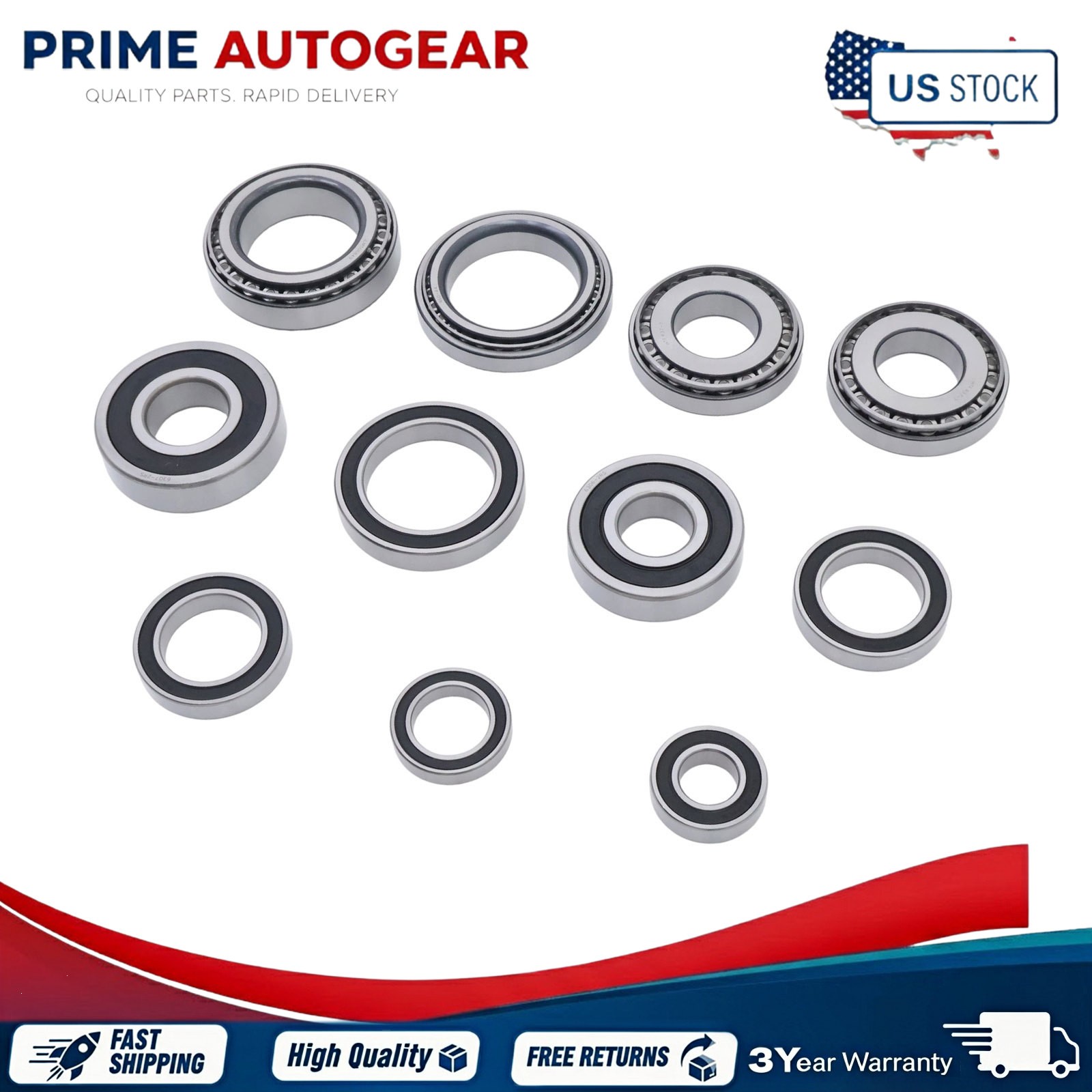 Transmission Set of Bearings HF35 Fit Ford C-MAX Fusion Lincoln Hybrid