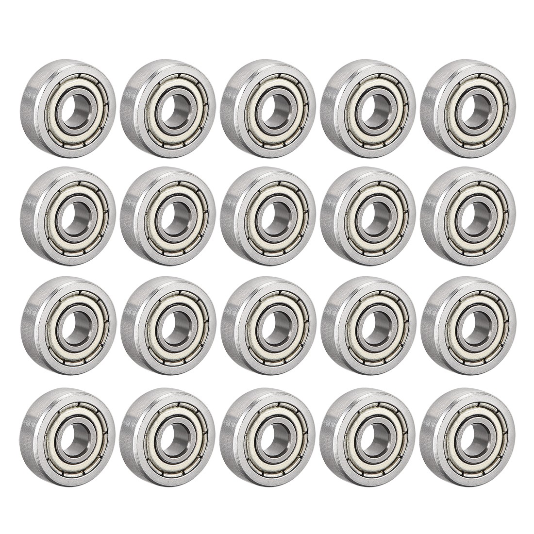20pcs 604ZZ Deep Groove Ball Bearings Double Shield High Carbon Steel Z1