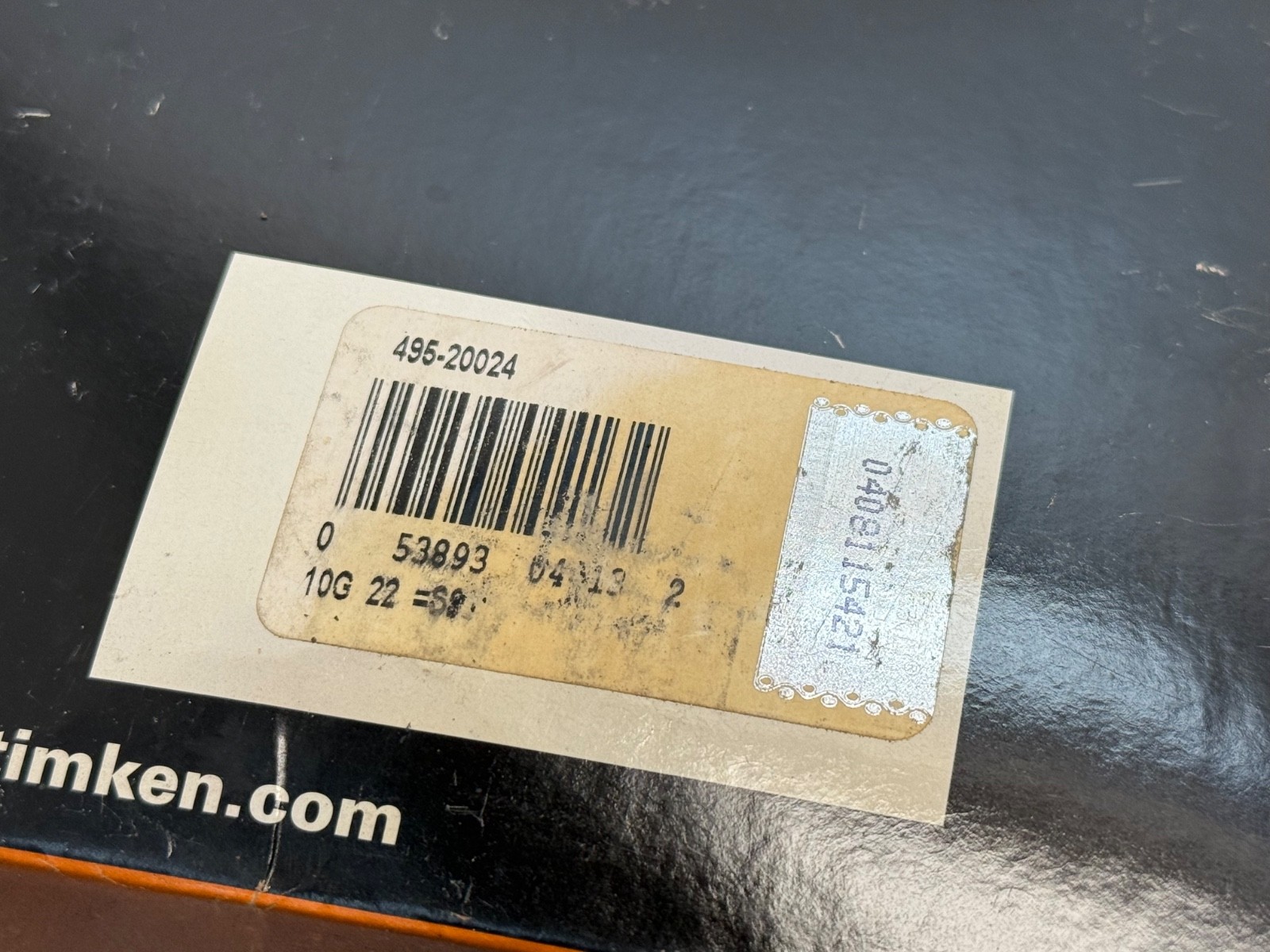 Timken 495A Taper Roller Bearing Cone 3″ ID 495 A