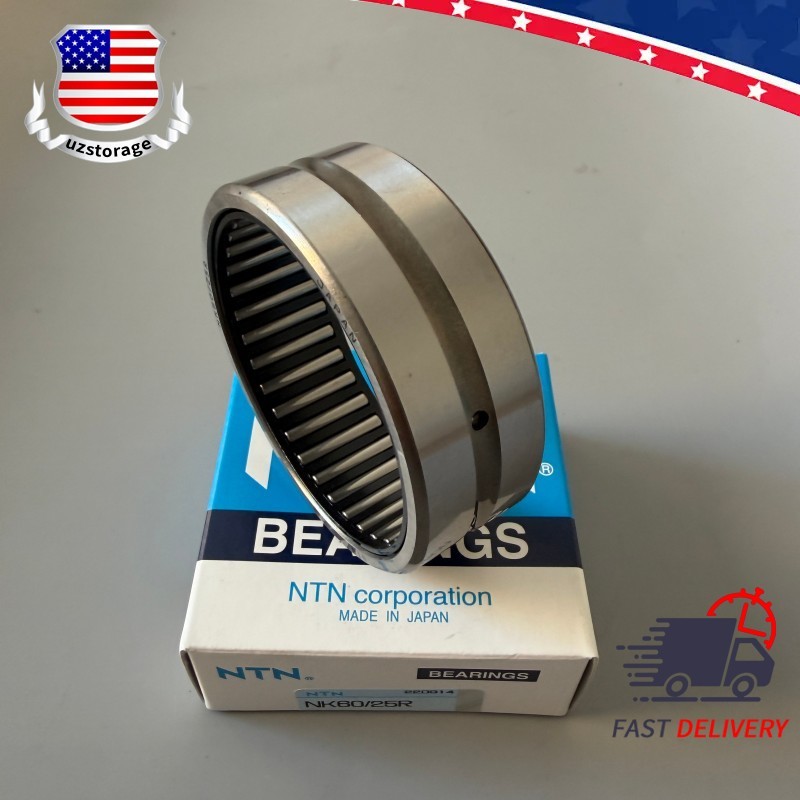 For NTN NK60/25 R Machined Needle Roller Bearing — Single Row 60x72x25 mm