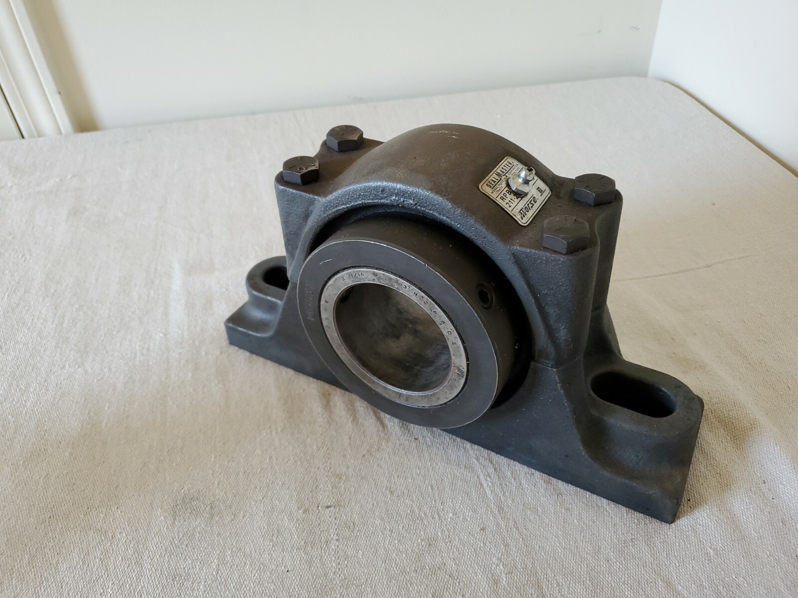 Sealmaster Morse RPB 211-2 Tapered Roller Bearing Pillow Block 2-11/16″ Bore