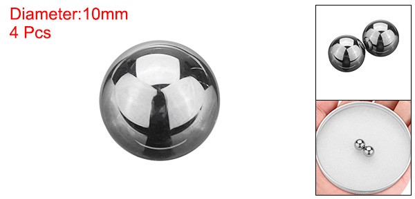4pcs Tungsten Bearing Balls 10mm Tungsten Carbide Precision Ball G5 Grade