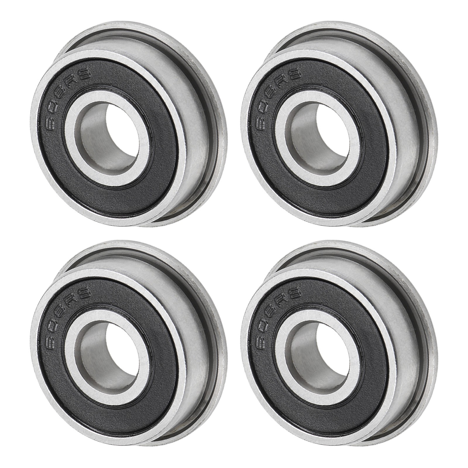 Ball Bearing F608-2RS 8x22x7mm with Rubber Gasket – 4 Pieces for