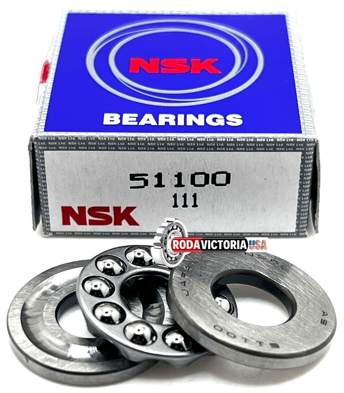 NSK 51100 Thrust Ball Bearings Single Row 10x24x9 mm SAME DAY SHIPPING NSK