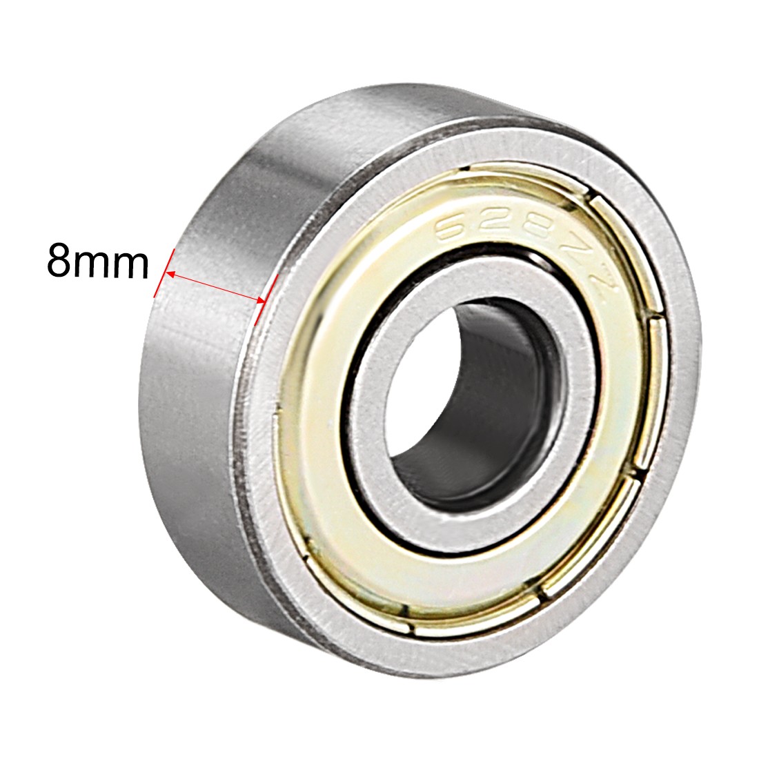 10pcs Deep Groove Ball Bearing 628ZZ Double Shield 8x24x8mm Carbon Steel Bearing