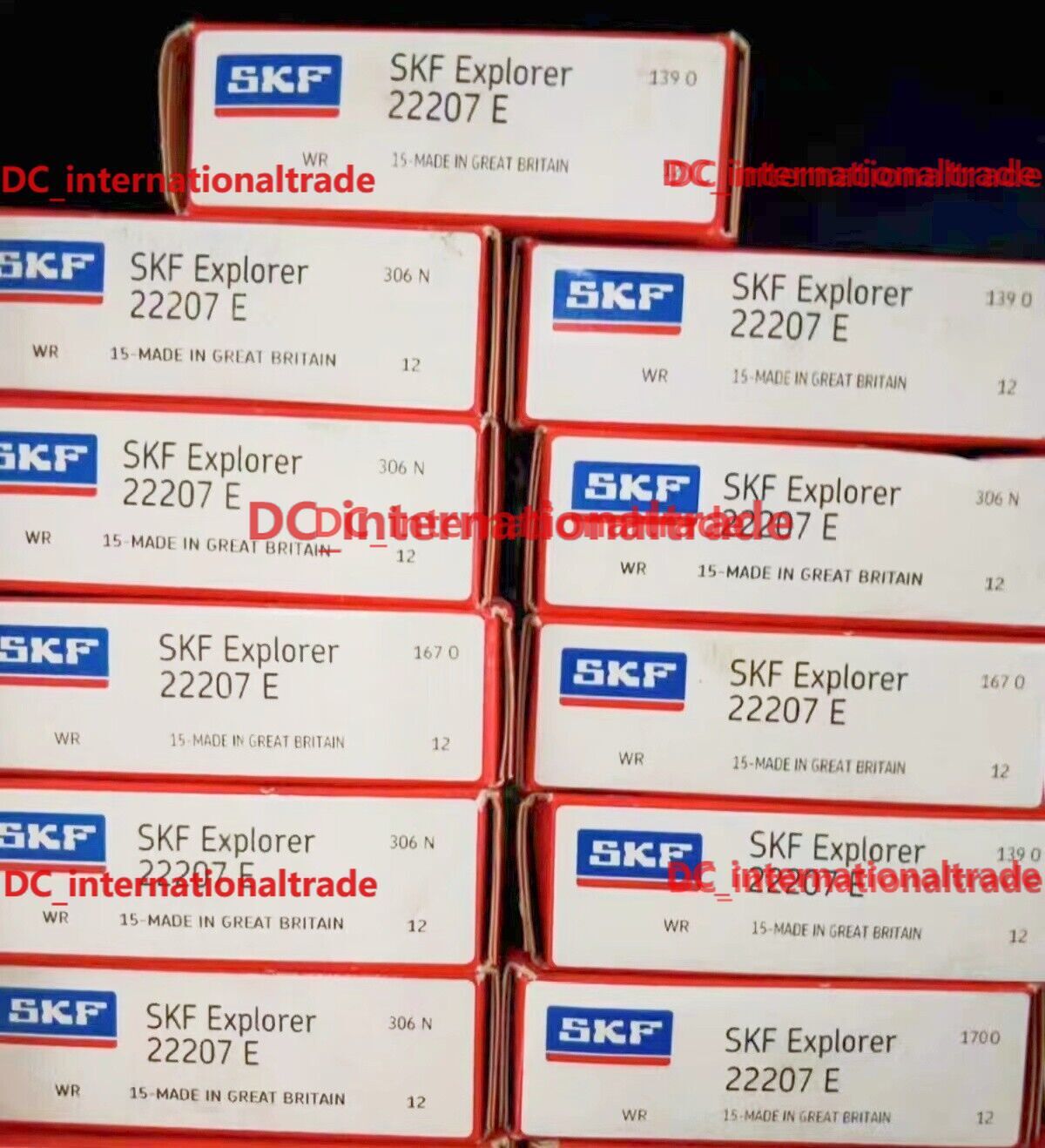 NEW SKF 22207 E spherical roller bearings 1PCS #PA