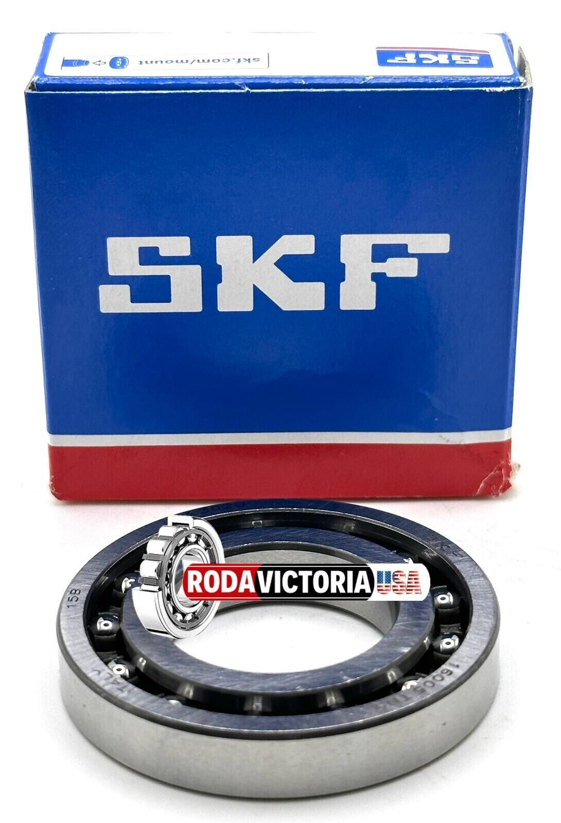SKF 16005 DEEP GROOVE BALL BEARING, OPEN NO SEALS 25x47x8mm