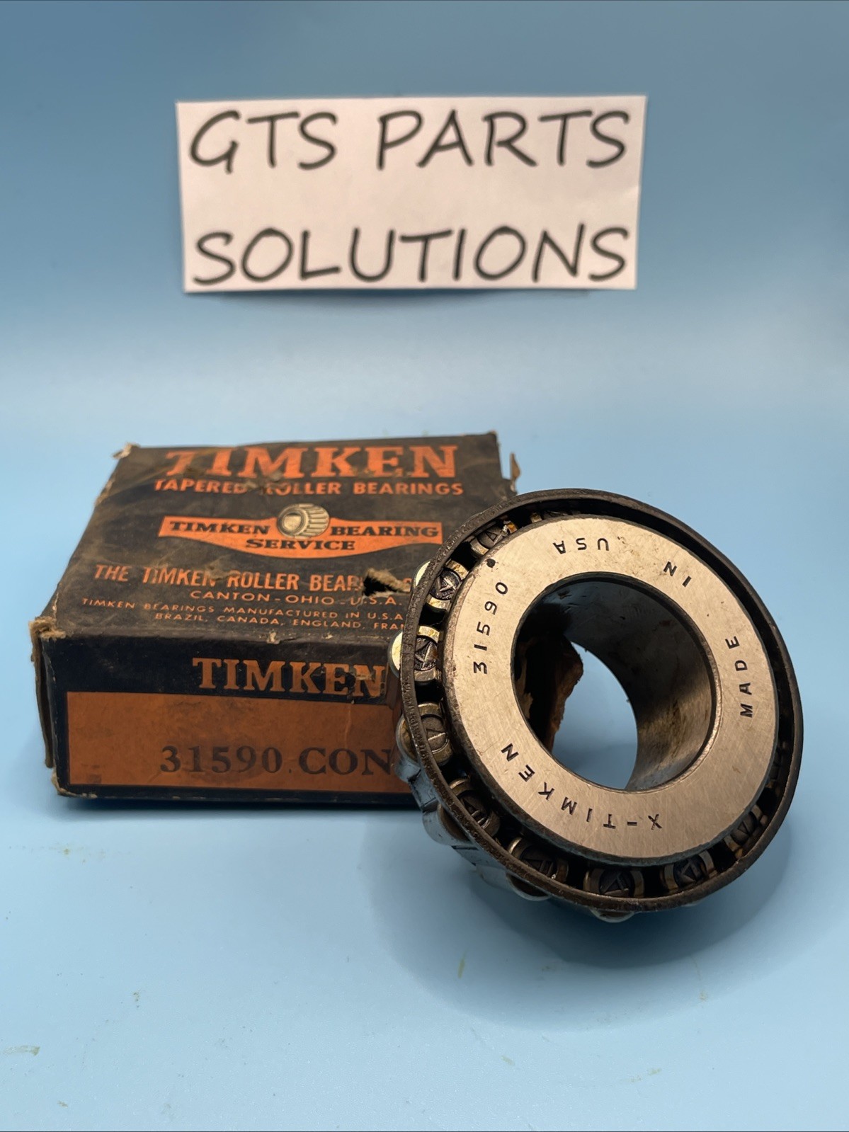 Timken 31590 Tapered Roller Bearing Cone 1.3125″ Bore NOS MADE IN USA!!!