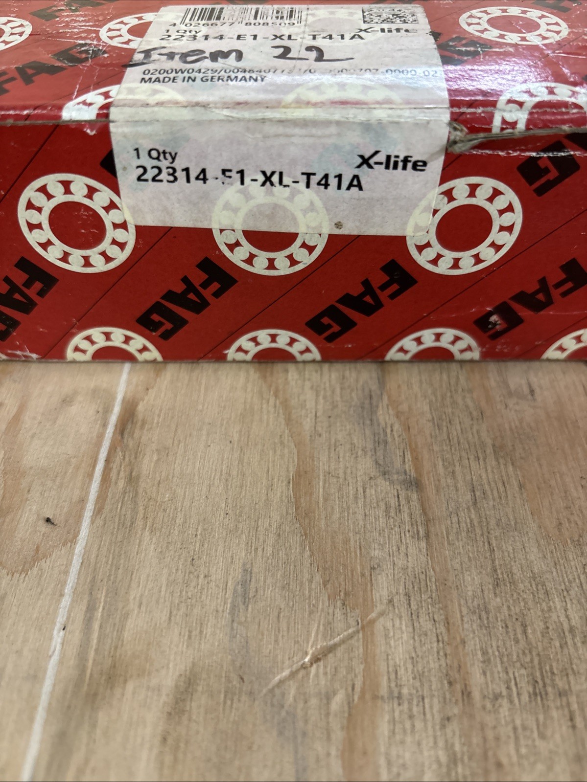 Fag 22314-E1-XL-T41A X-LIFE Spherical Roller Bearing
