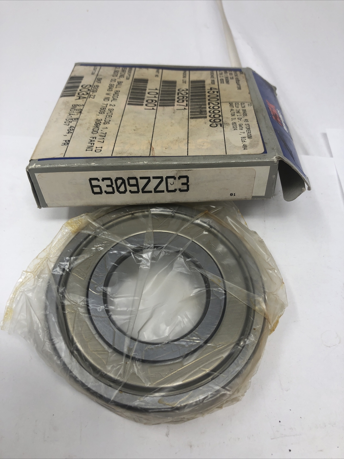 NSK RADIAL BALL BEARING 6309ZZC3 – NOS