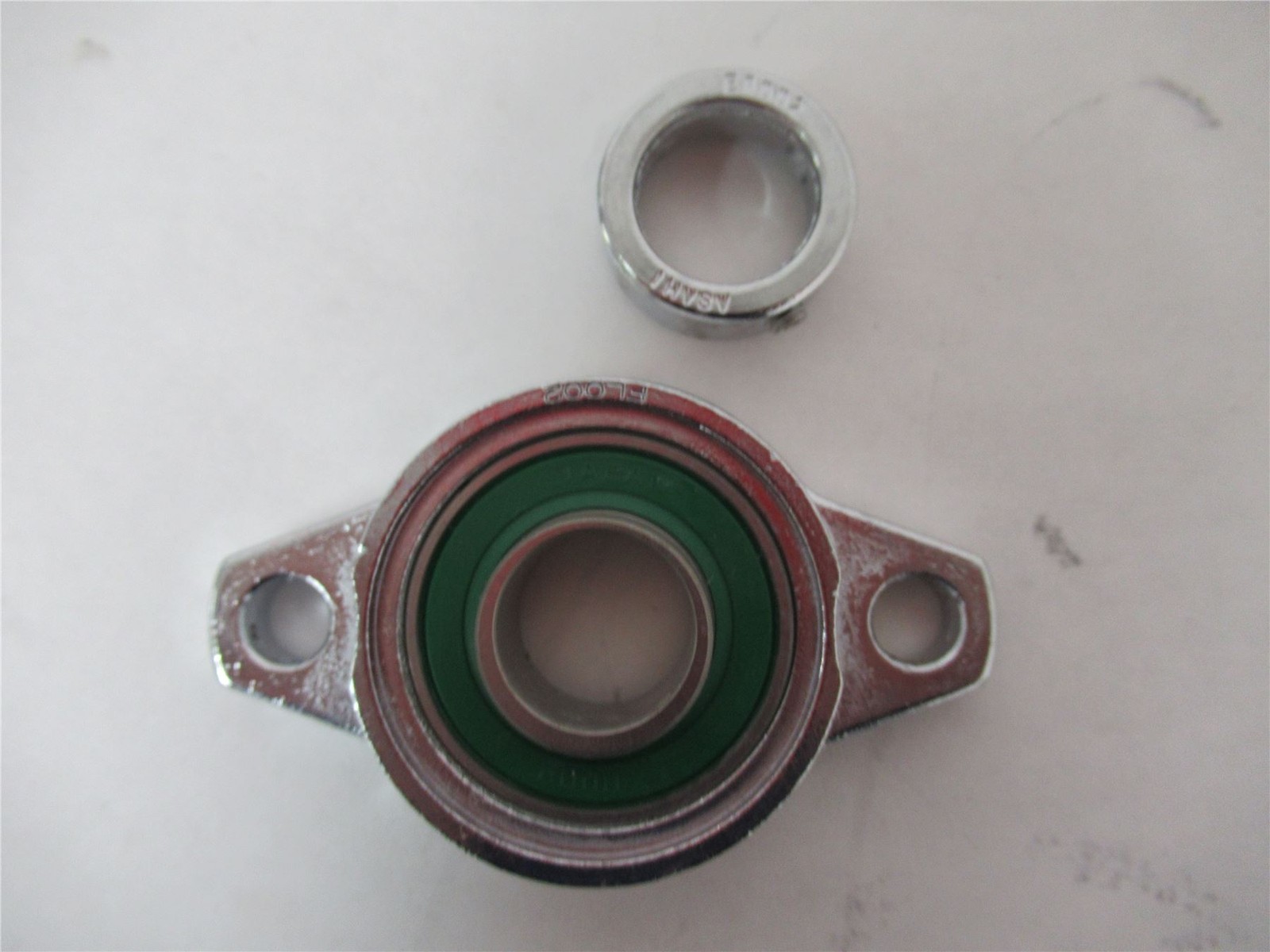 251342 New In Box; Asahi MUFL002 2-Bolt Flange Bearing 15mm ID