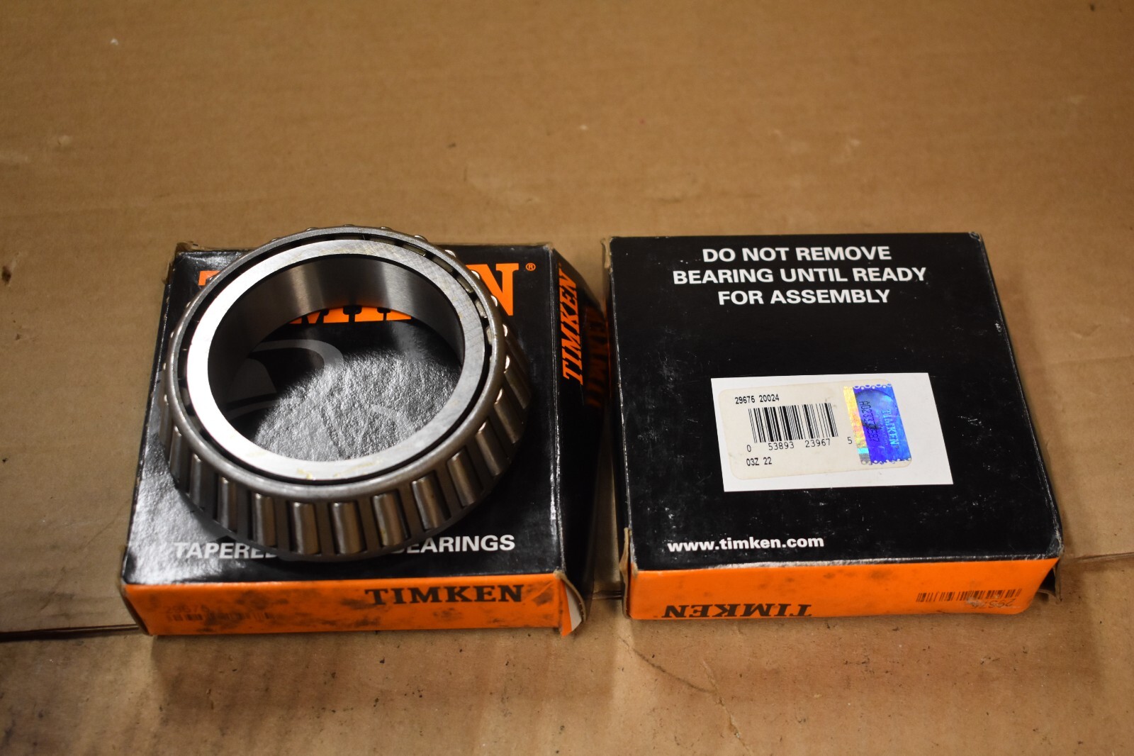 New Timken 29675 Tapered Cone Bearing, 2.750″ OD X 1.000″ Width Lot of 2