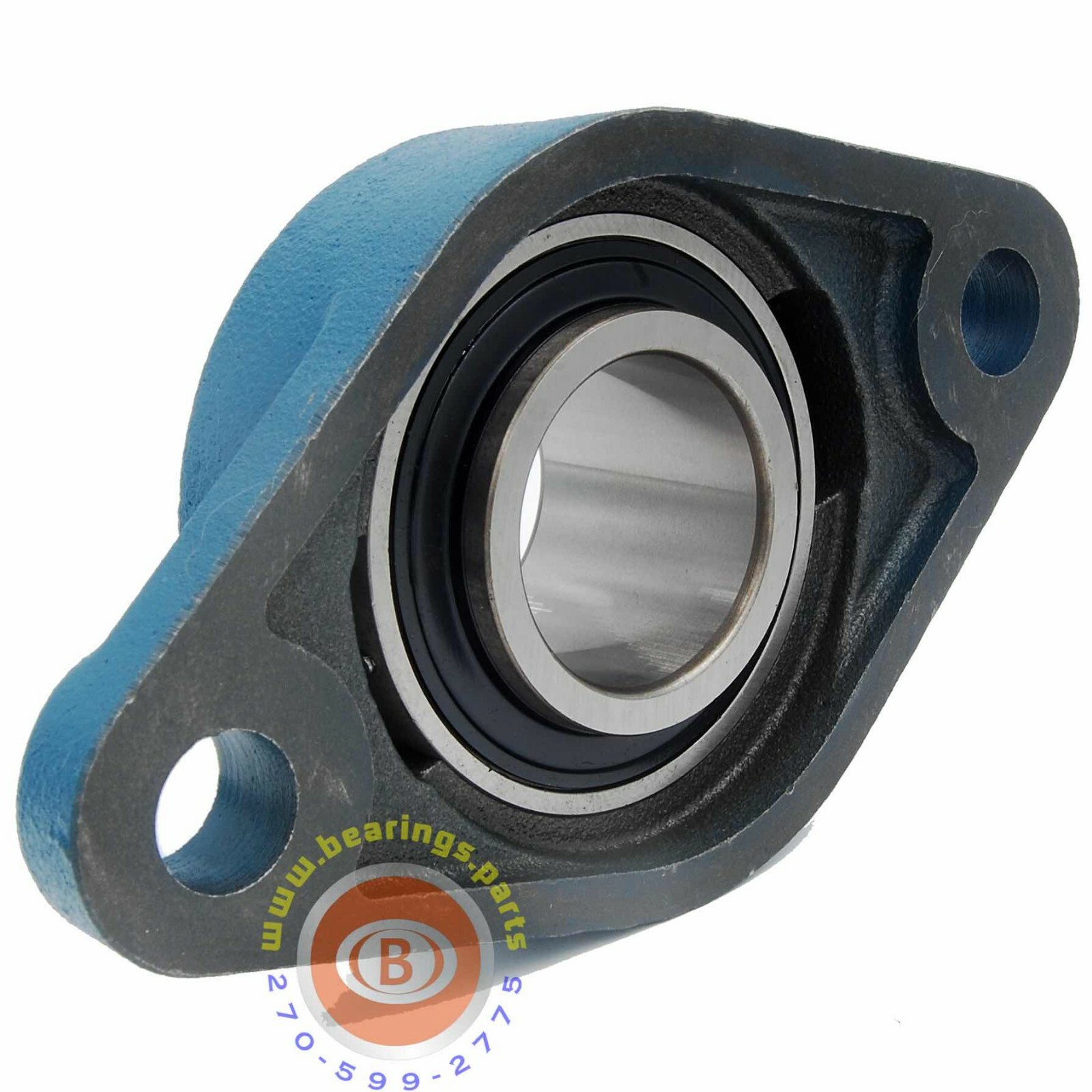 Hi-Sun SAFL209-28 Two-Bolt Flange Bearing Unit